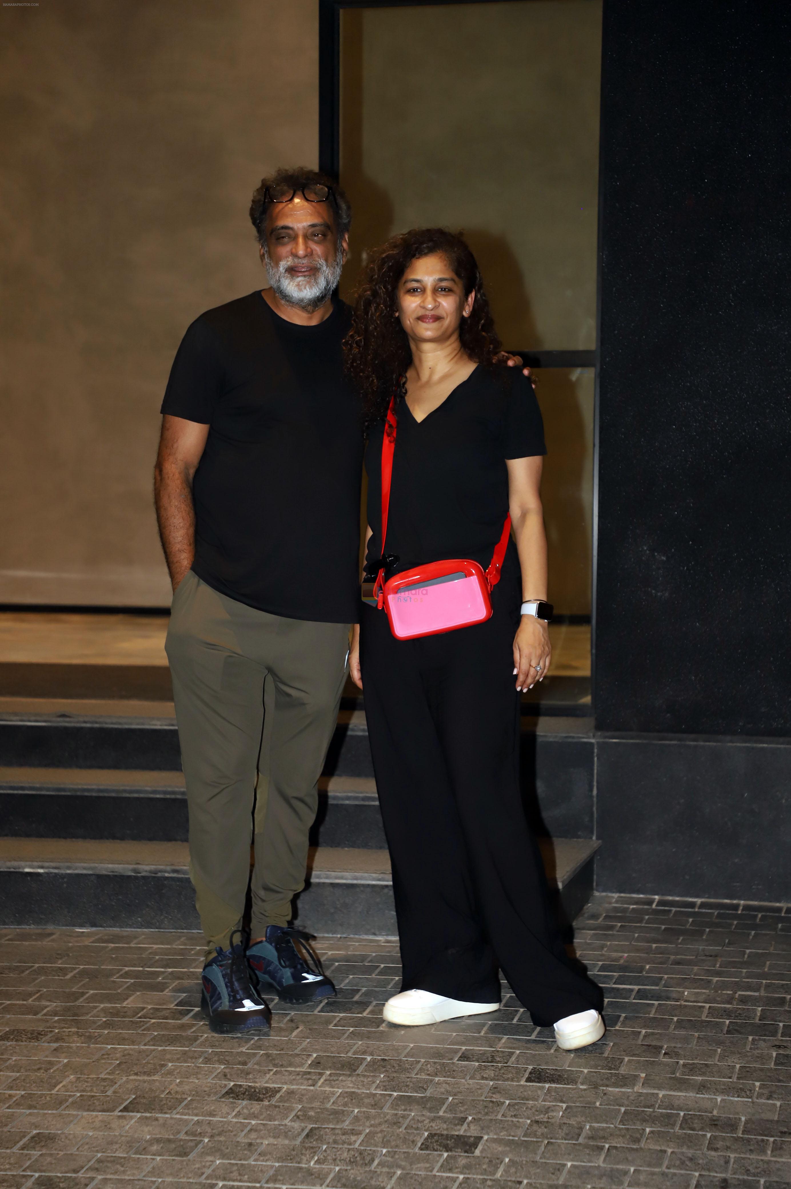 Gauri Shinde, R. Balki at Special Screening of Ghoomer at Light Box in Khar on 17th August 2023