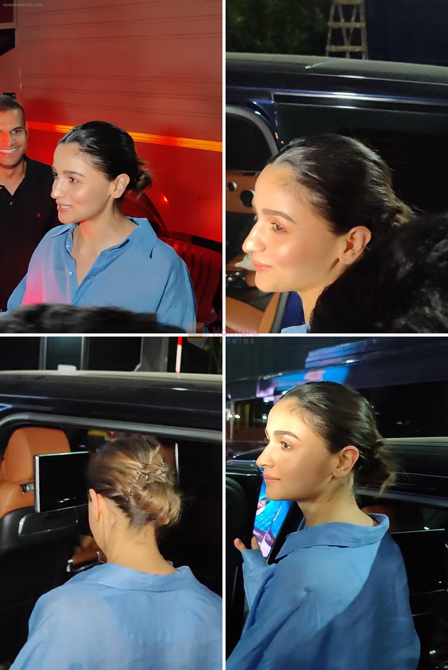 Alia Bhatt Snapped Today At On Location Shoot In Andheri on 18th August 2023
