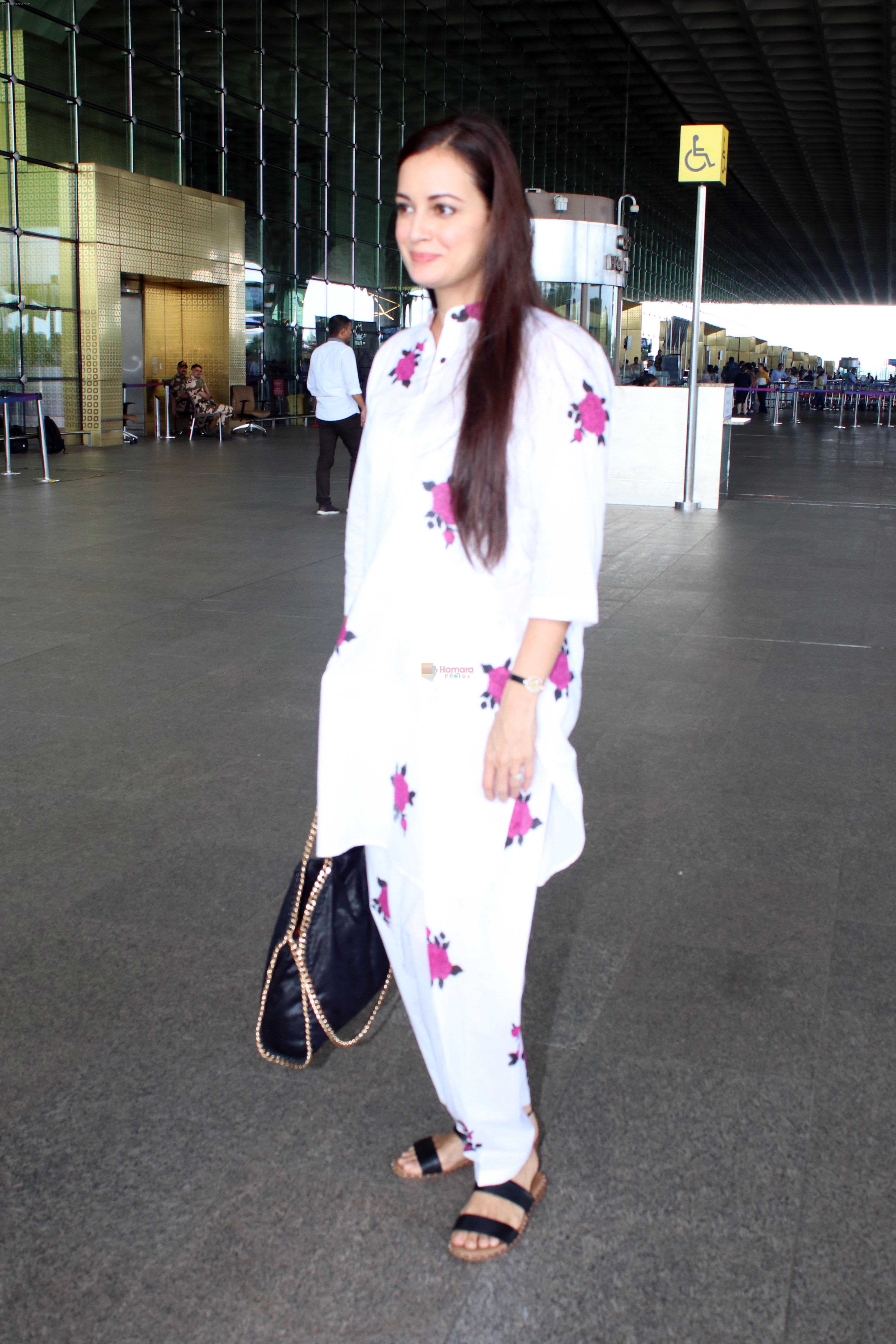 Dia Mirza Spotted at Airport Departure on 19th August 2023