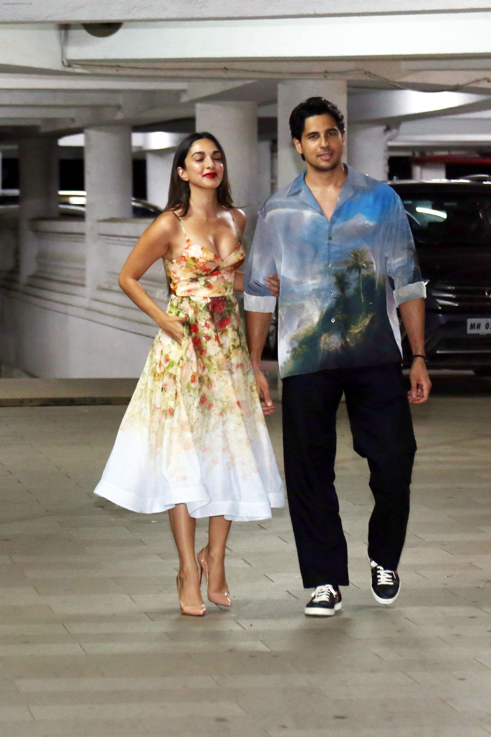 Kiara Advani, Sidharth Malhotra attends Ritesh Sidhwani Party at his Residence in Bandra on 18th August 2023