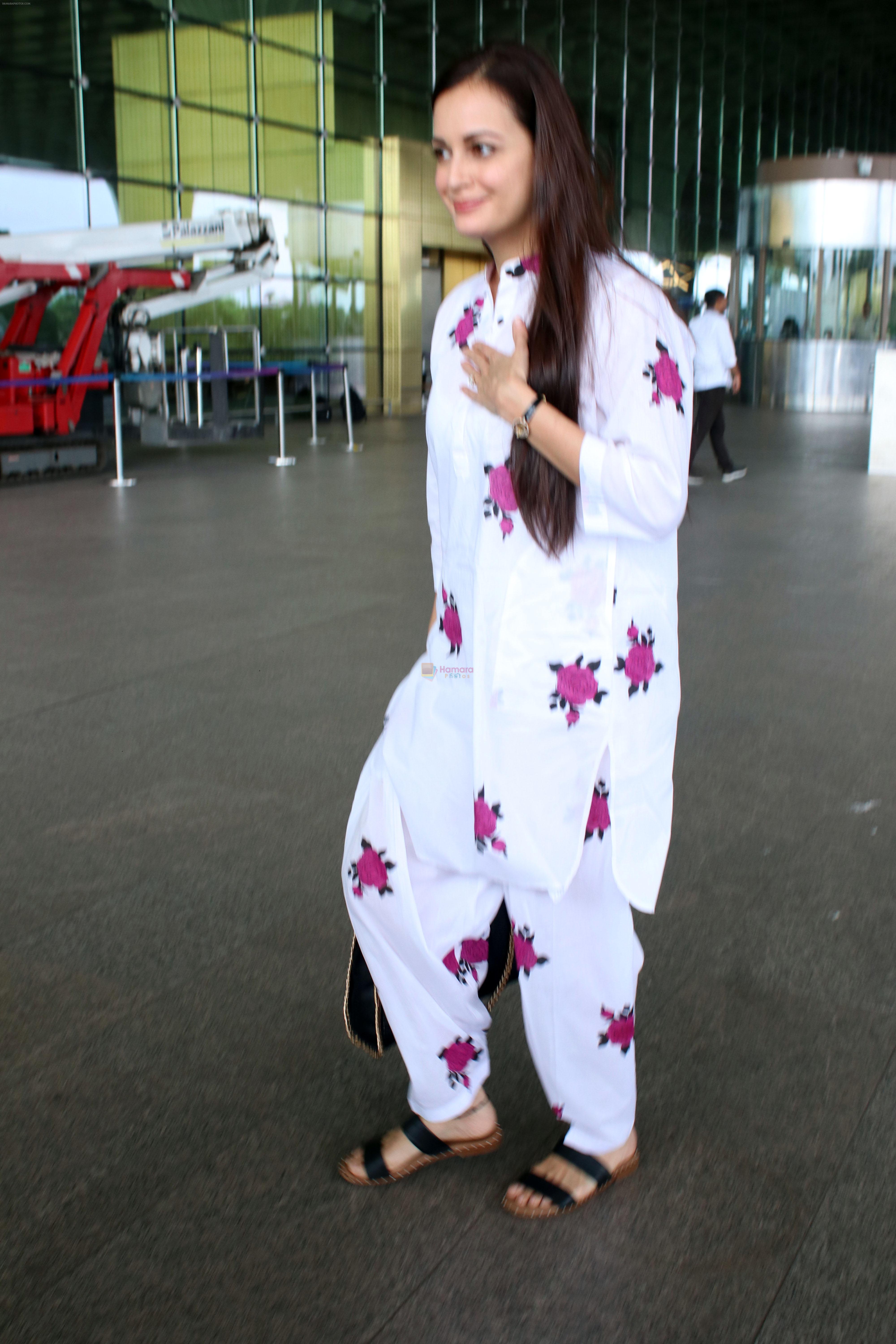 Dia Mirza Spotted at Airport Departure on 19th August 2023