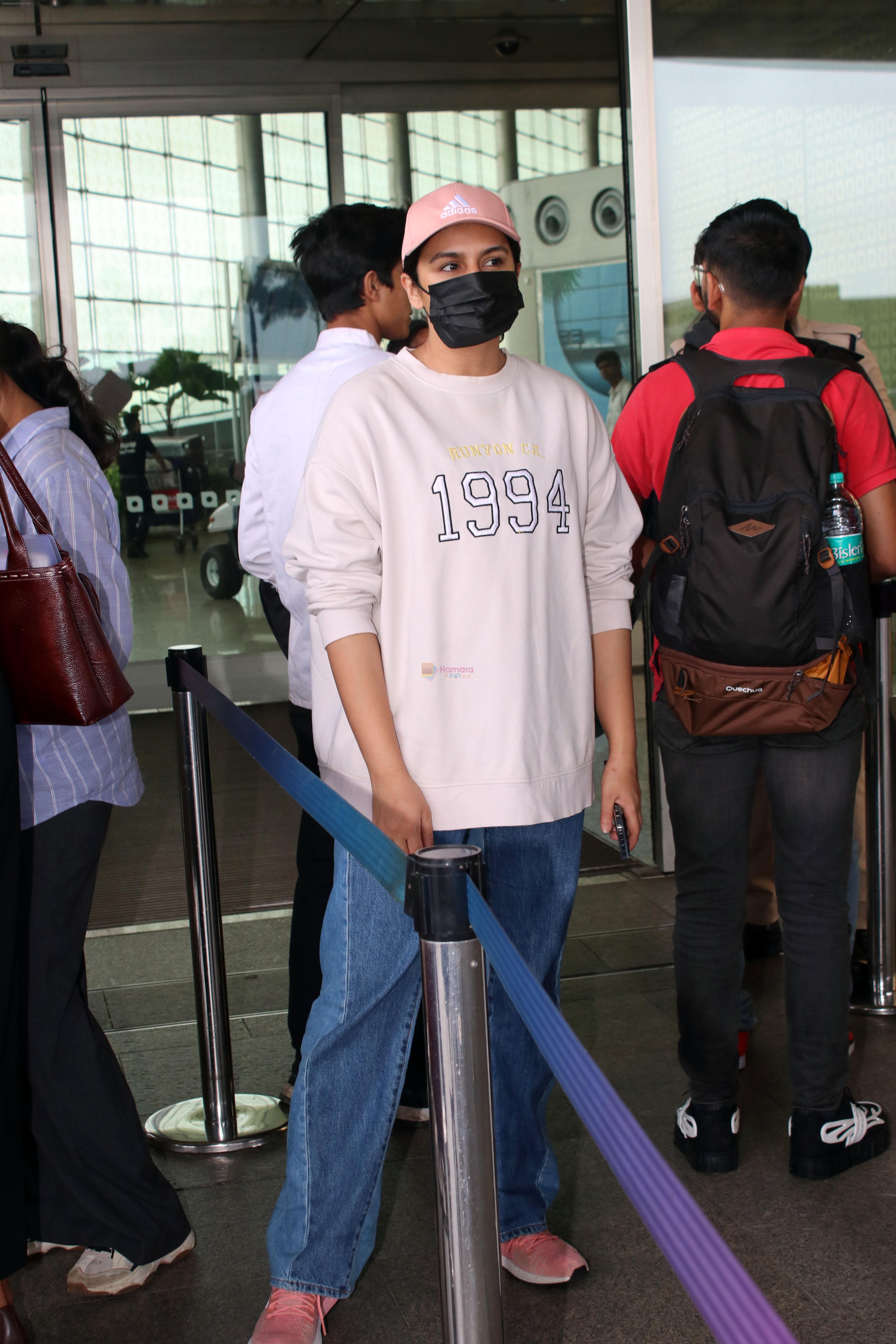 Huma Qureshi spotted at airport departure on 20th August 2023
