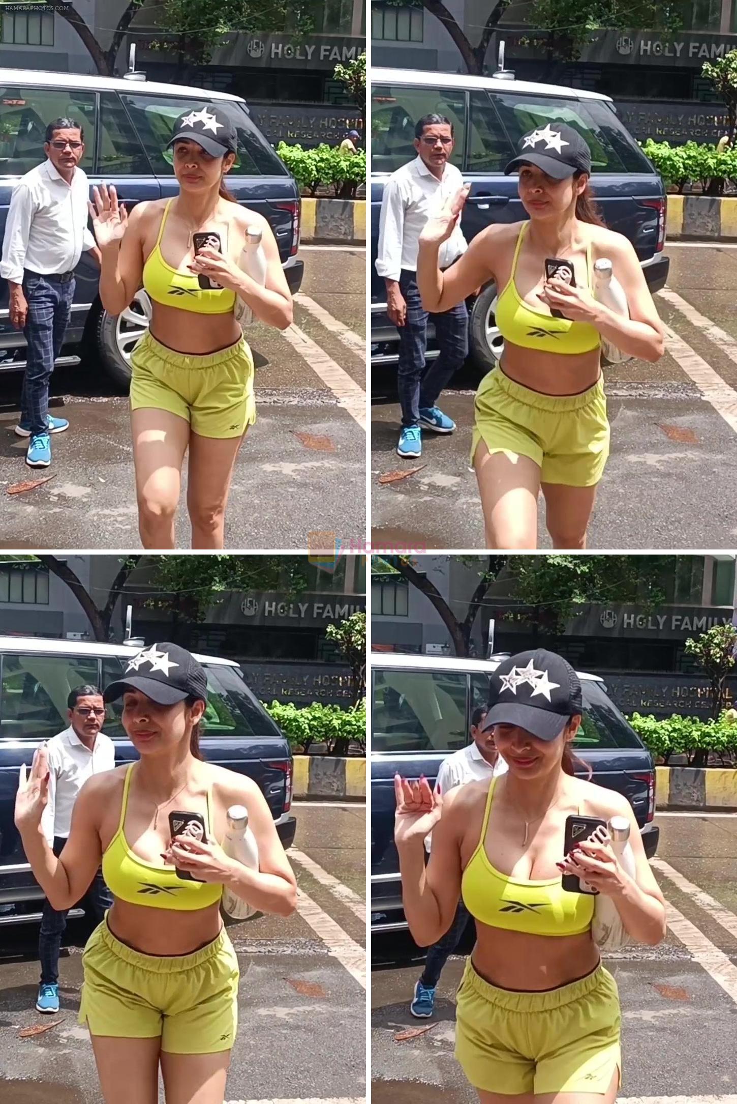 Malaika Arora Spotted At Yoga Class In Bandra on 21st August 2023