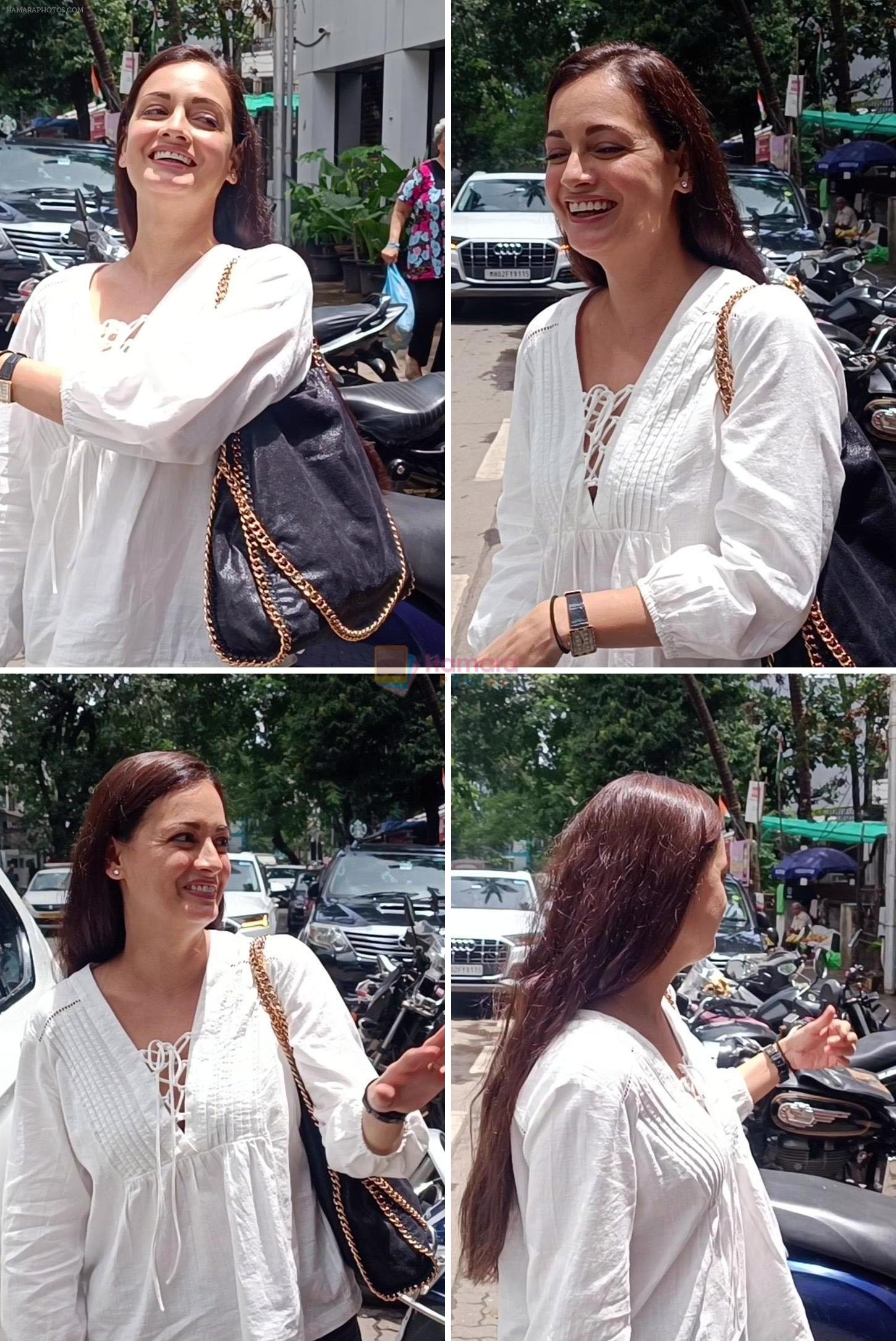 Dia Mirza spotted at Bandra on 21st August 2023