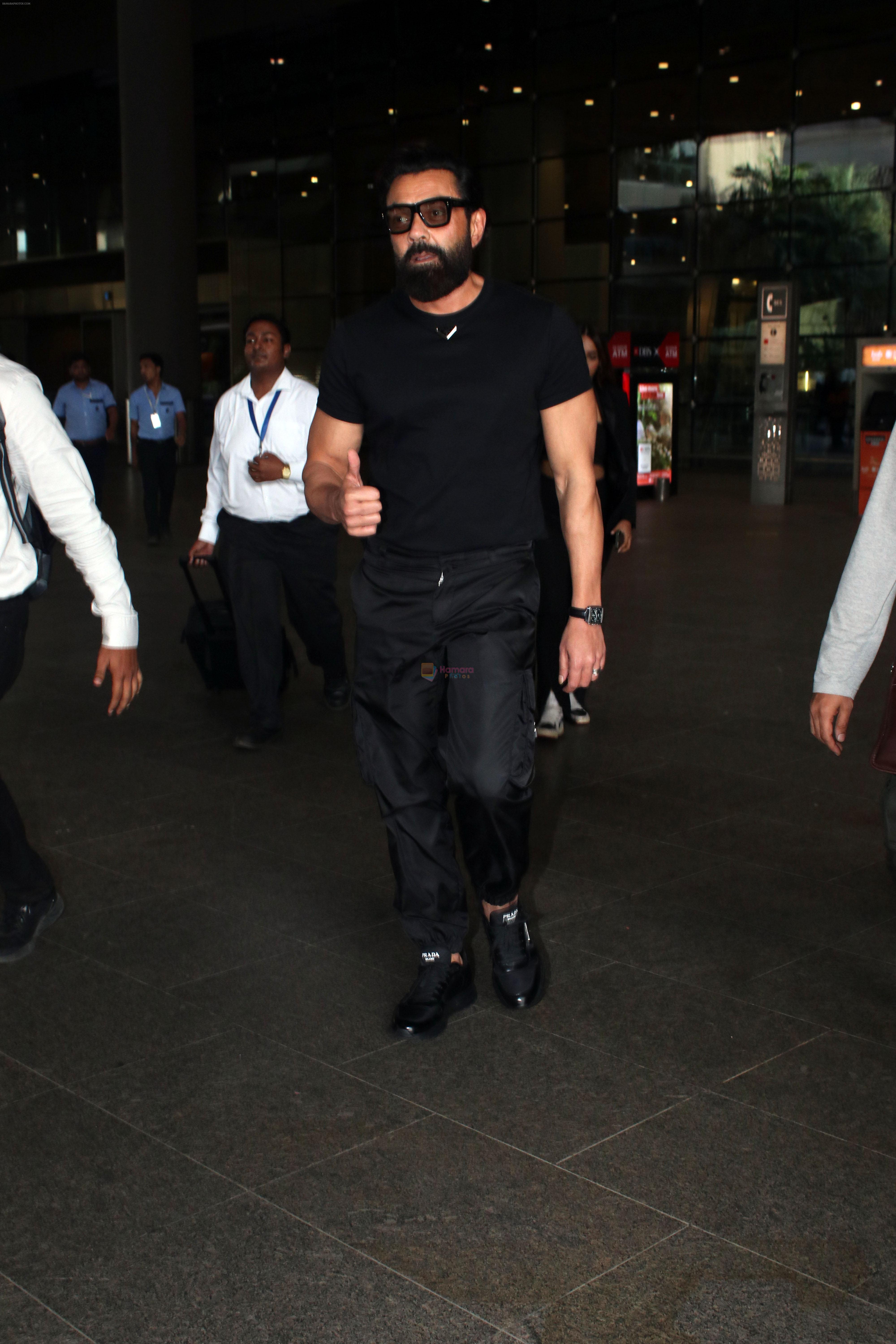 Bobby Deol Spotted at Airport Arrival on 23rd August 2023