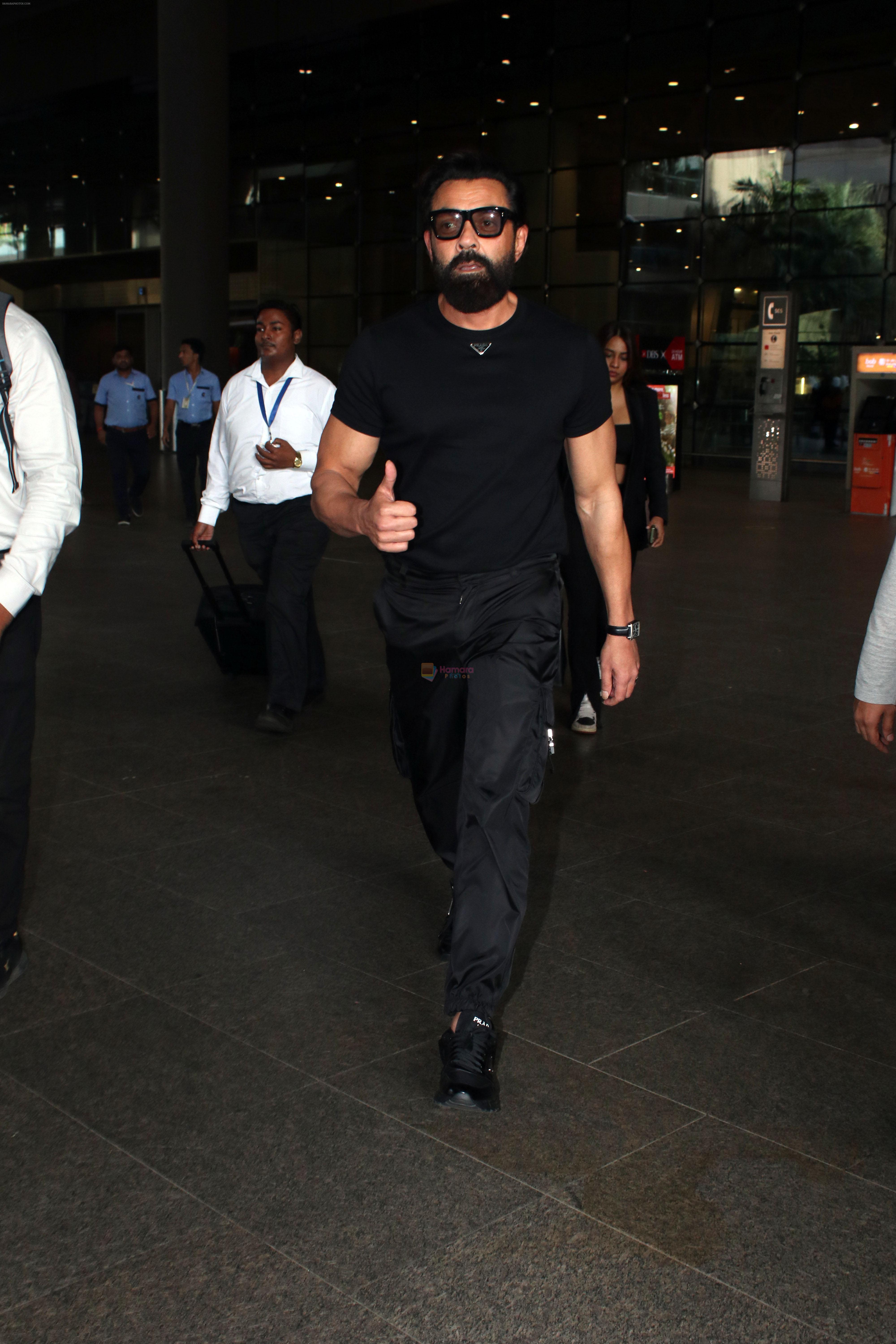 Bobby Deol Spotted at Airport Arrival on 23rd August 2023