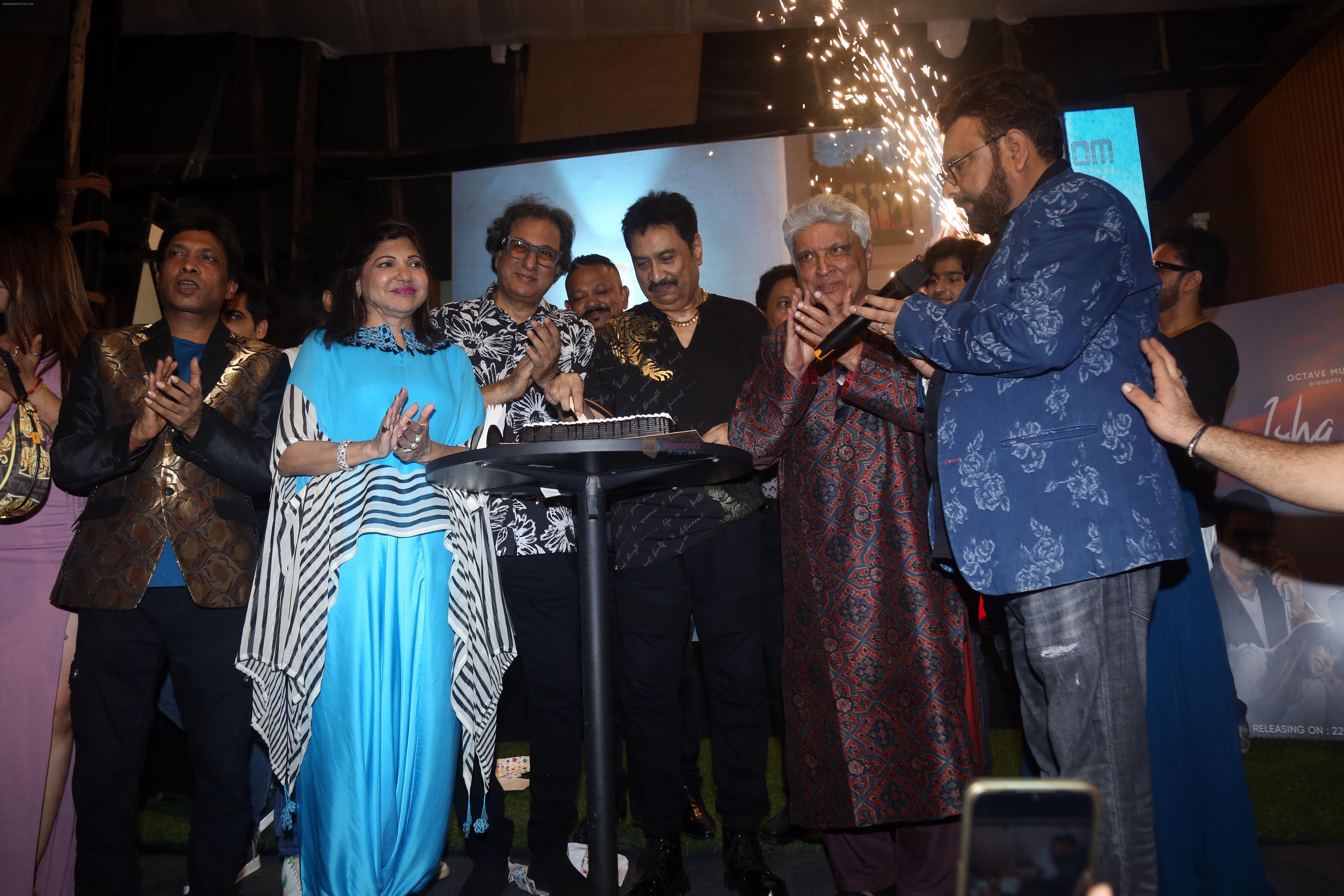 Alka Yagnik, Javed Akhtar, Kumar Sanu, Neeraj Mishra, Sunil Pal, Talat Aziz at the Launch of Octave Music and Ishq Hai Song on 22nd August 2023