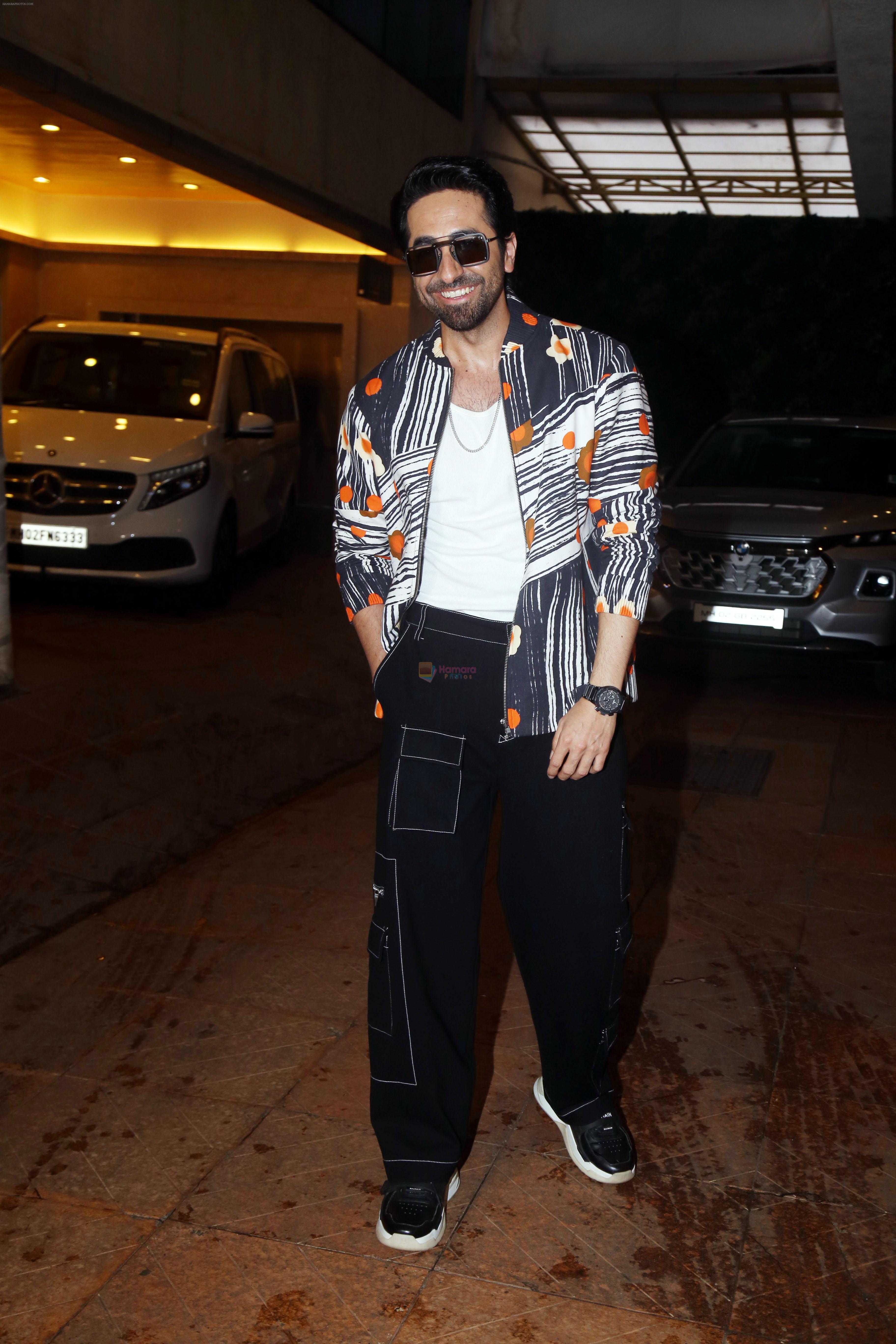 Ayushmann Khurrana promote Dream Girl 2 at Ekta House in Juhu on 22nd August 2023