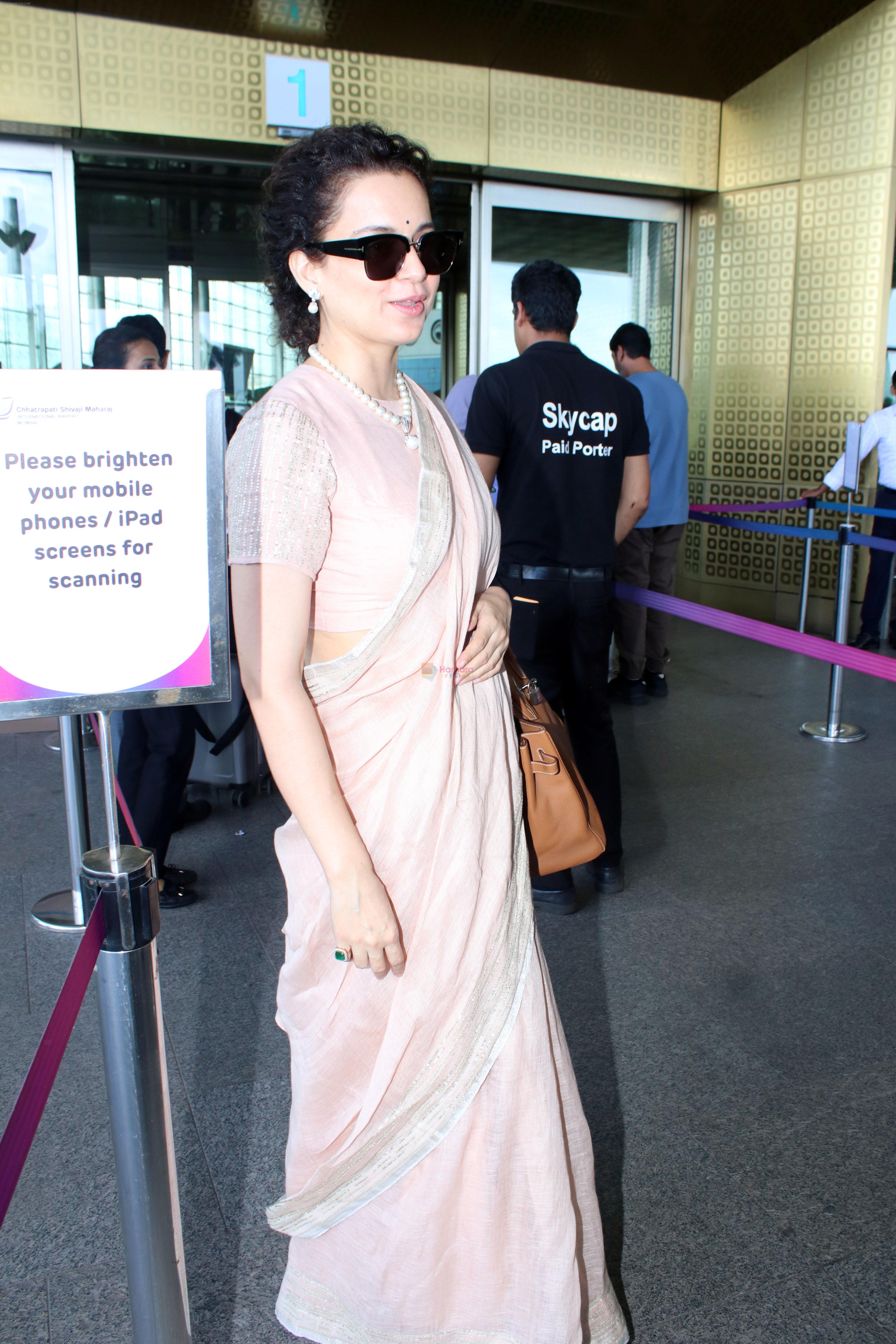 Kangana Ranaut Spotted At Airport Departure on 24th August 2023