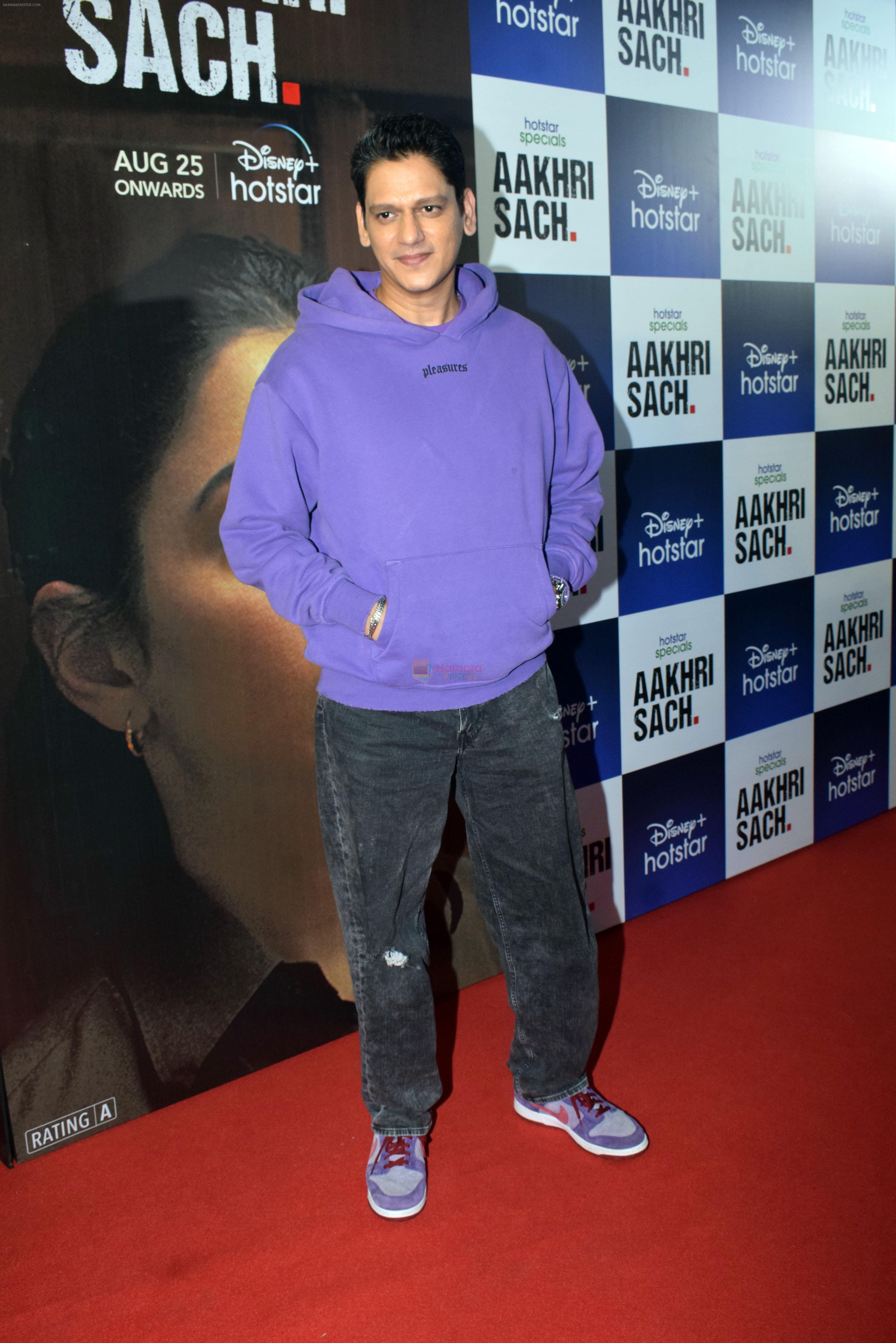 Vijay Varma at the premiere of Aakhri Sach series