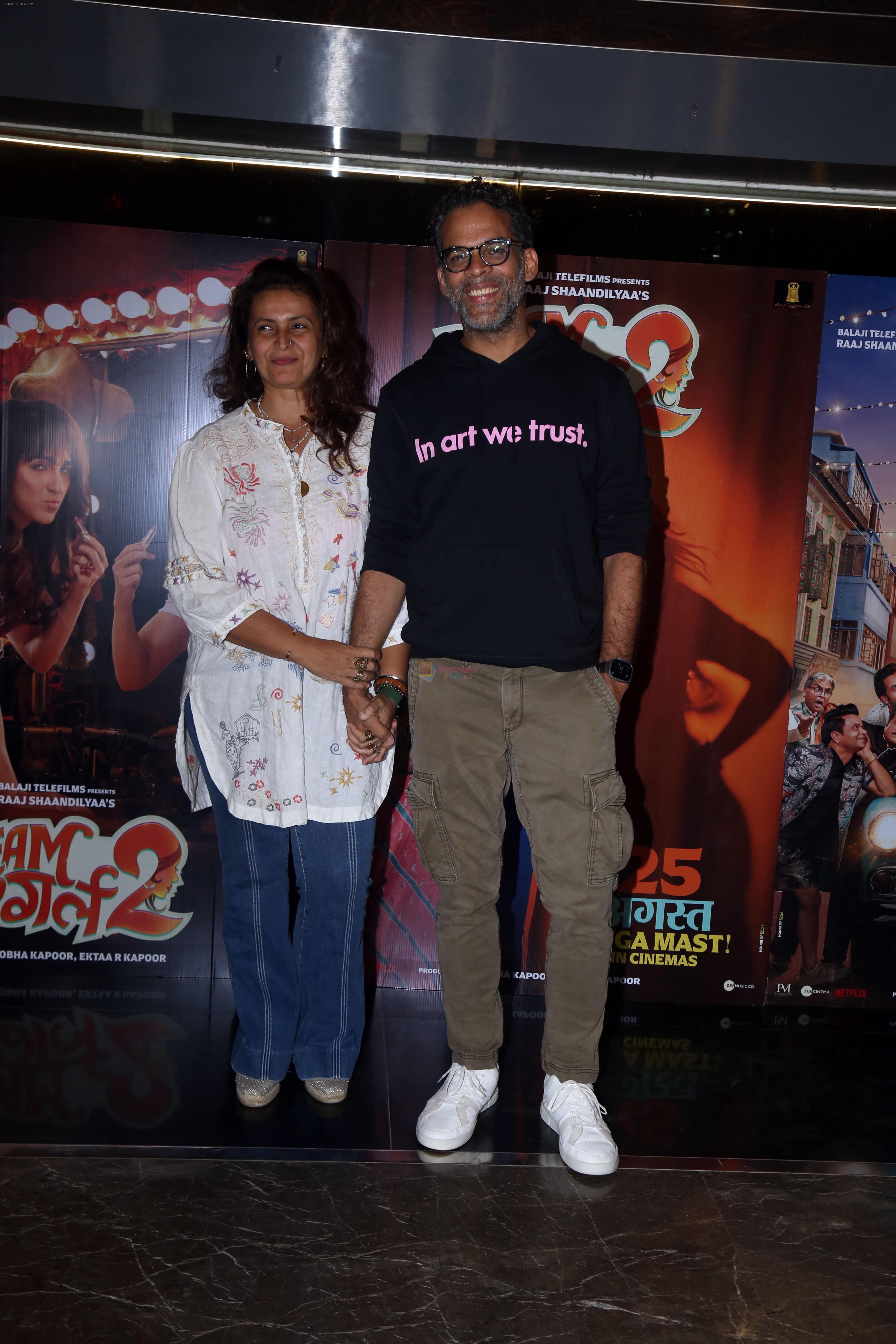 Ishika Mohan, Vikramaditya Motwane at the premiere of film Dream Girl 2 on 24th August 2023