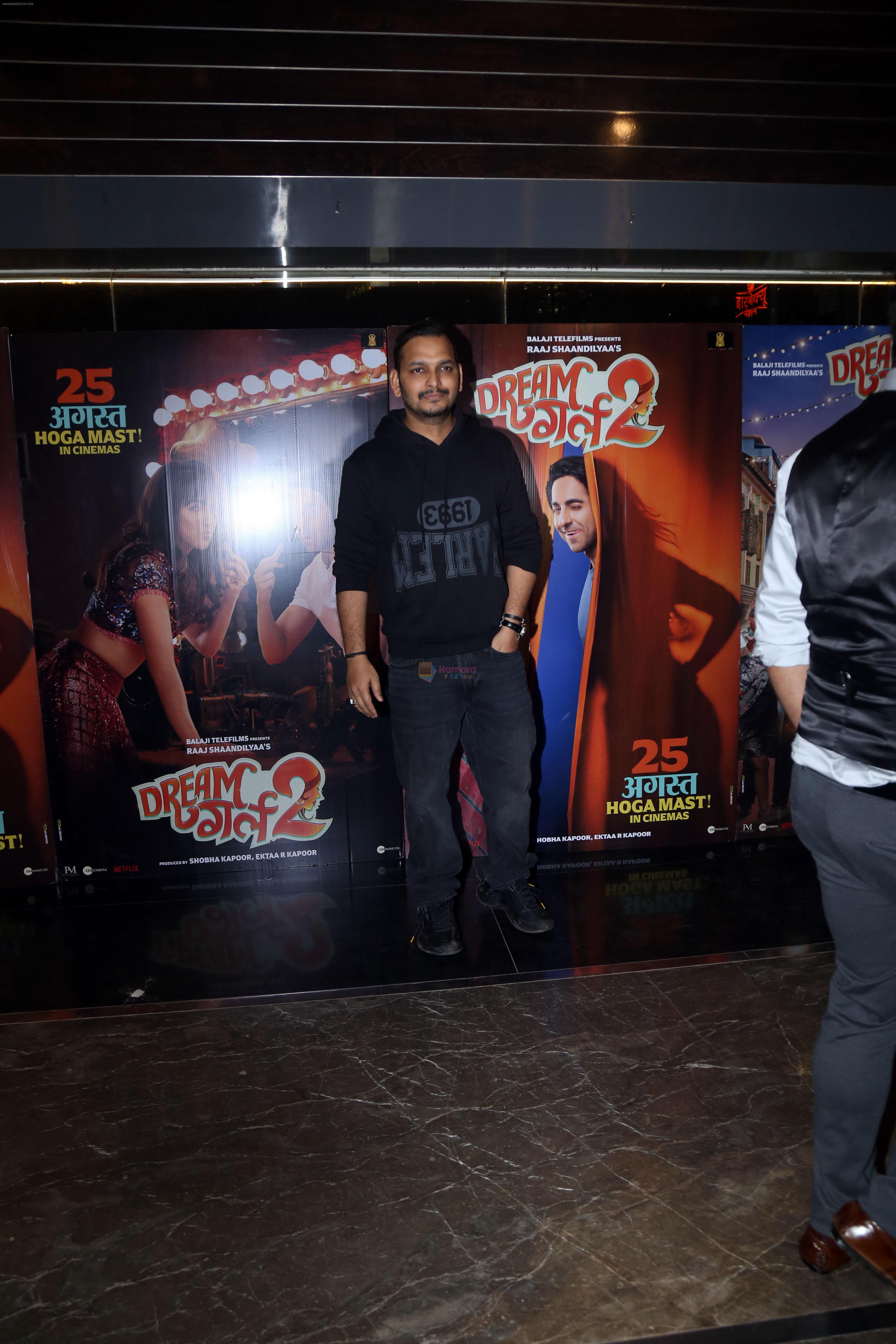 Paritosh Tripathi at the premiere of film Dream Girl 2 on 24th August 2023
