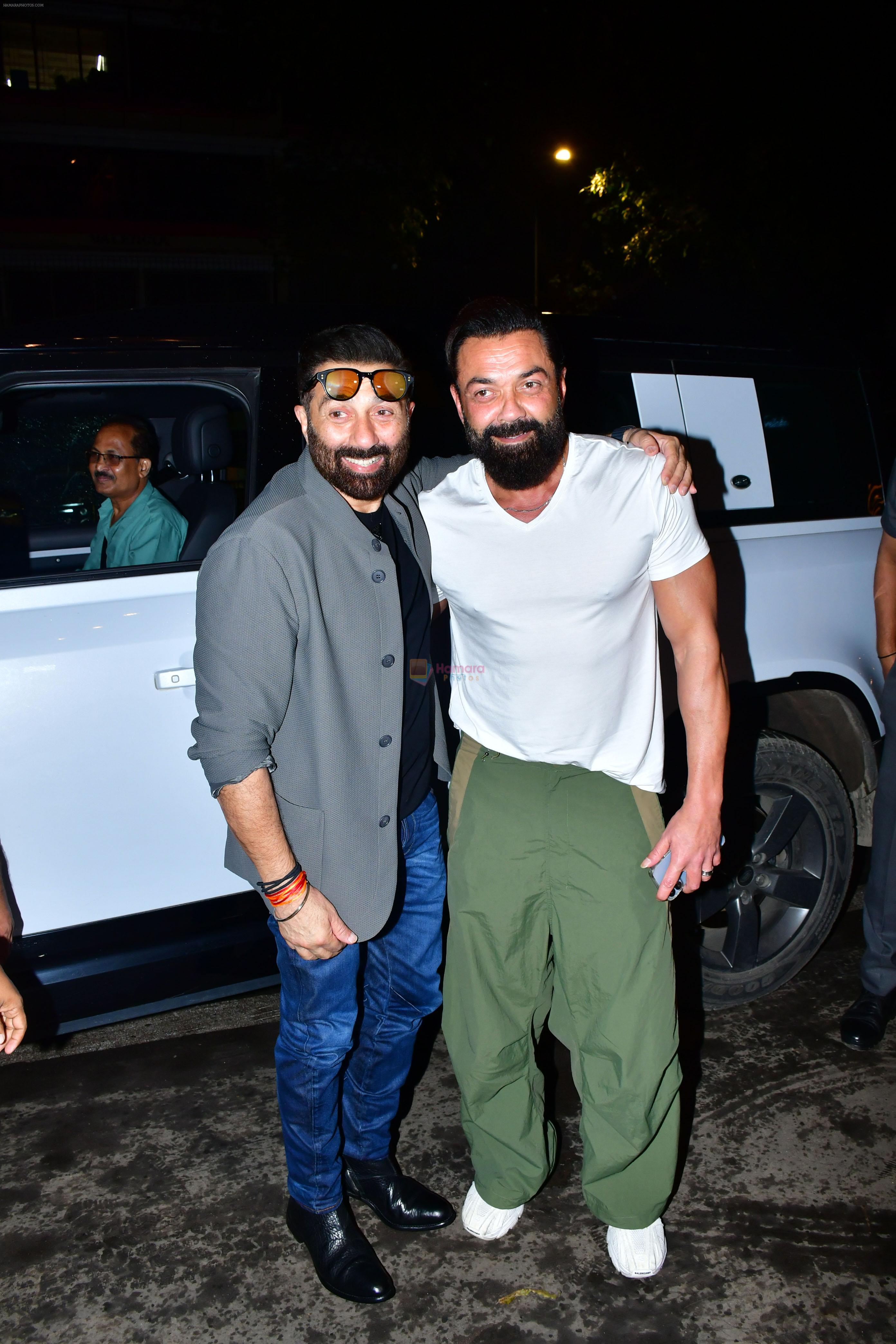 Bobby Deol, Sunny Deol at Gadar 2 Success Party on 25th August 2023