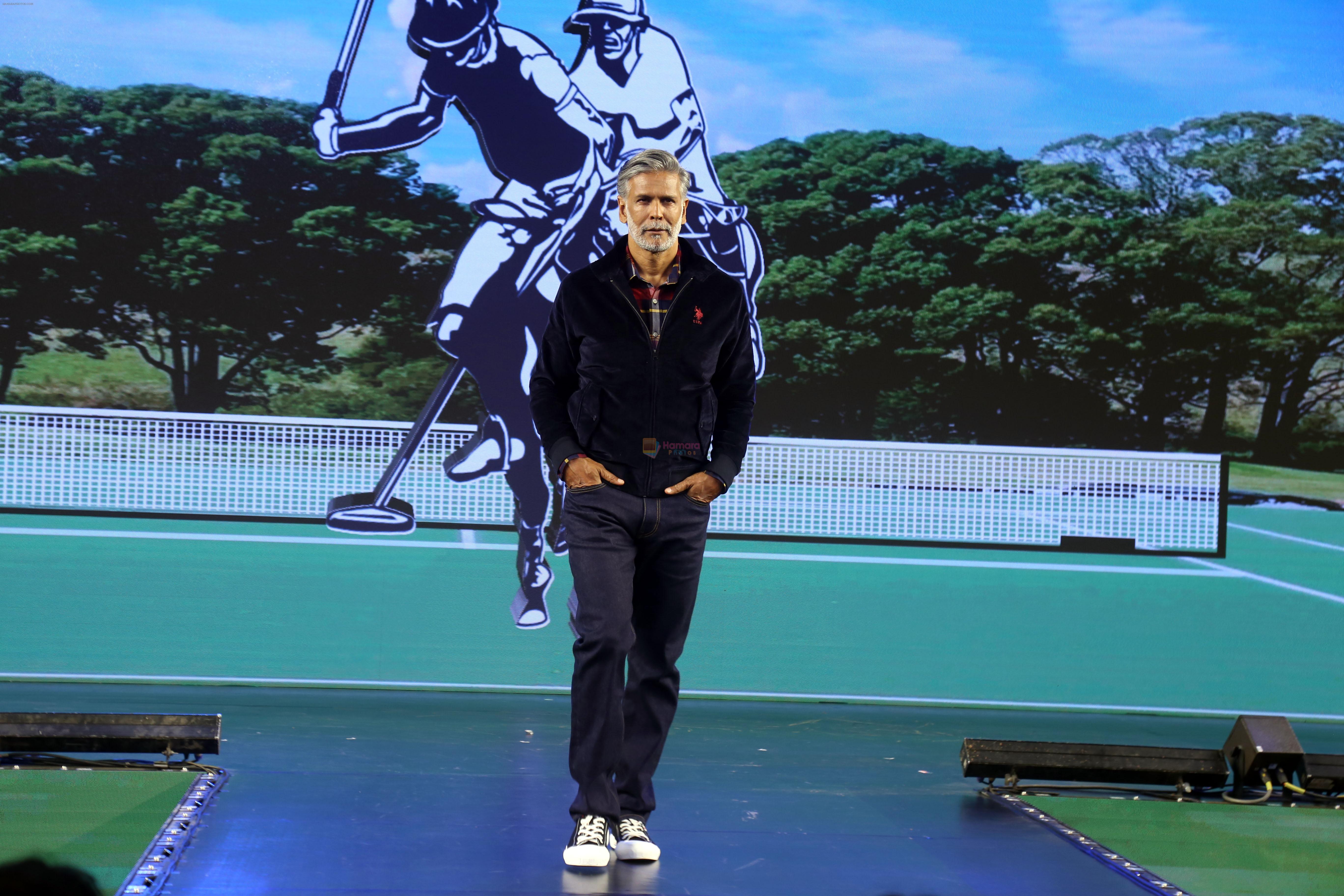 Milind Soman at the U.S.Polo Grand celebration and website launch on 25th August 2023