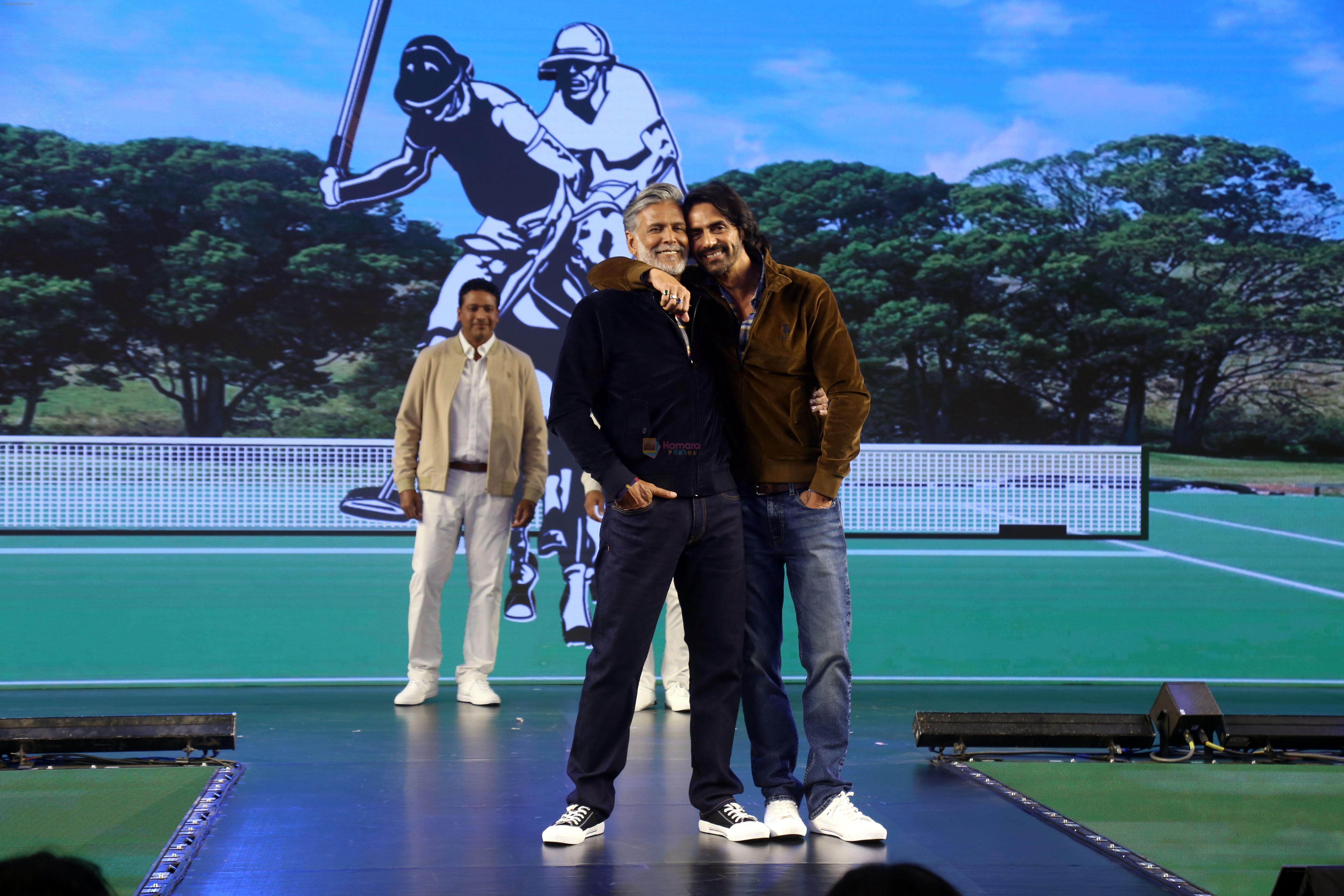 Arjun Rampal, Mahesh Bhupathi, Milind Soman at the U.S.Polo Grand celebration and website launch on 25th August 2023