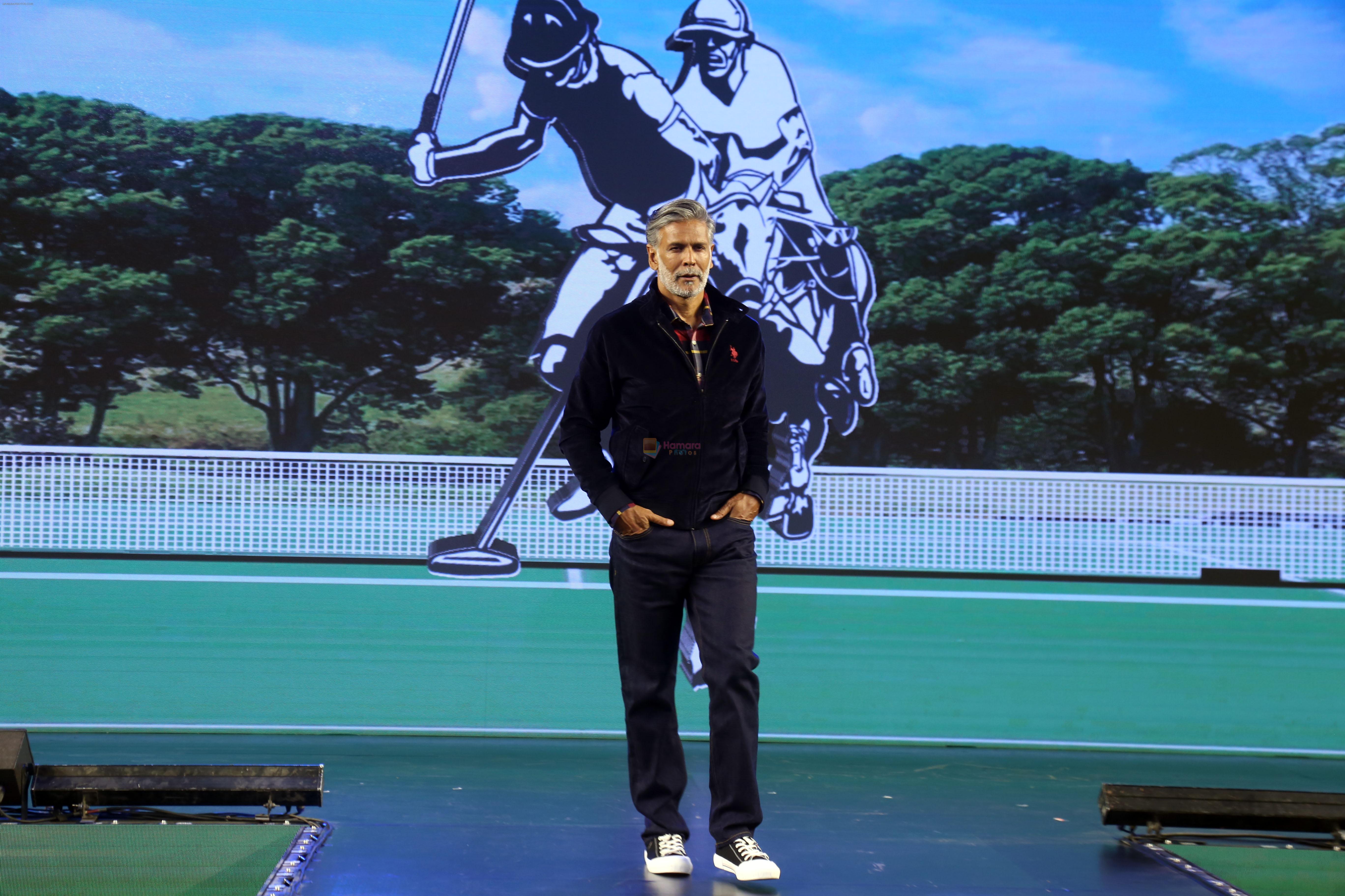 Milind Soman at the U.S.Polo Grand celebration and website launch on 25th August 2023