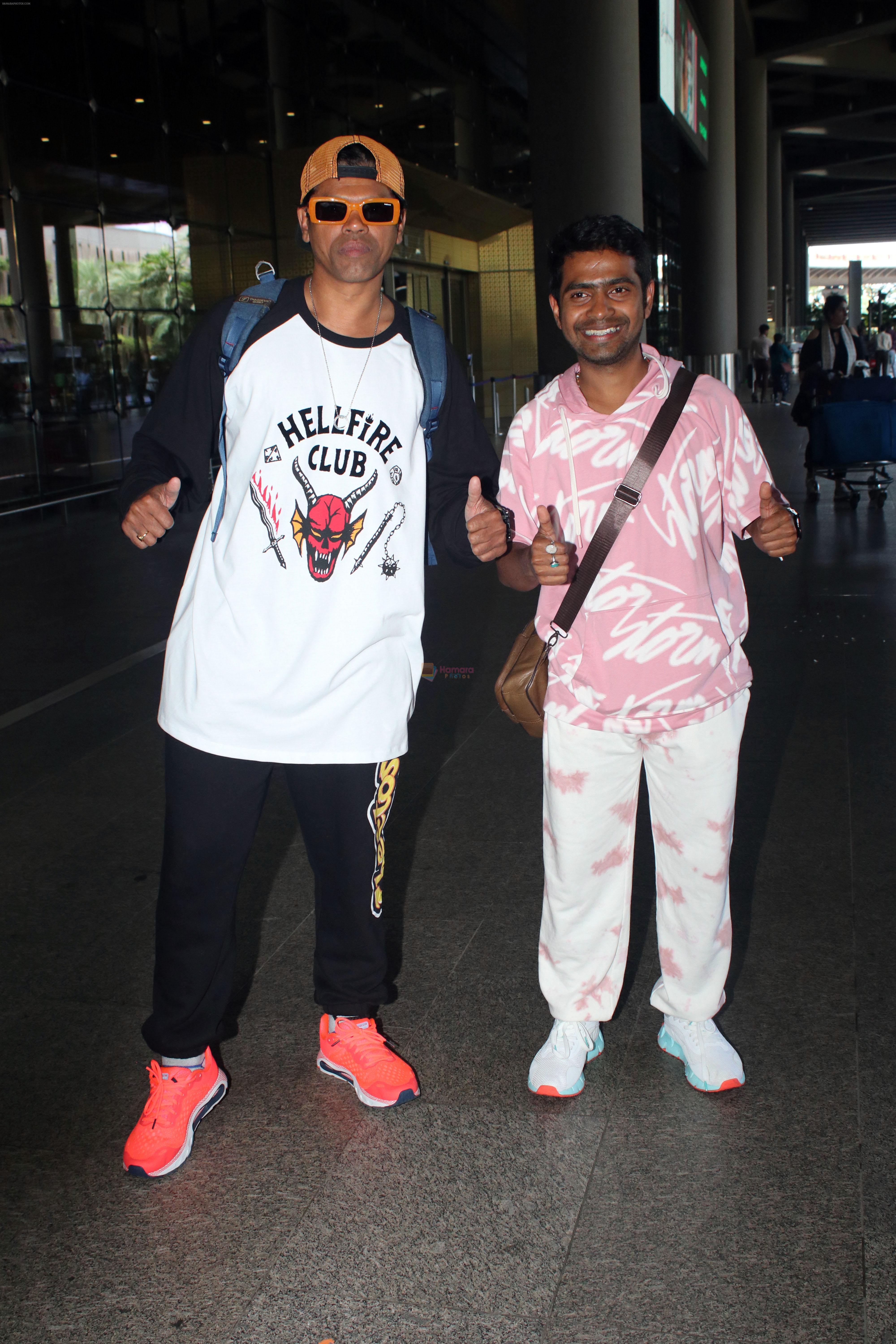 Siddarth Jadhav and Prathamesh Parab Spotted At Airport Arrival on 26th August 2023