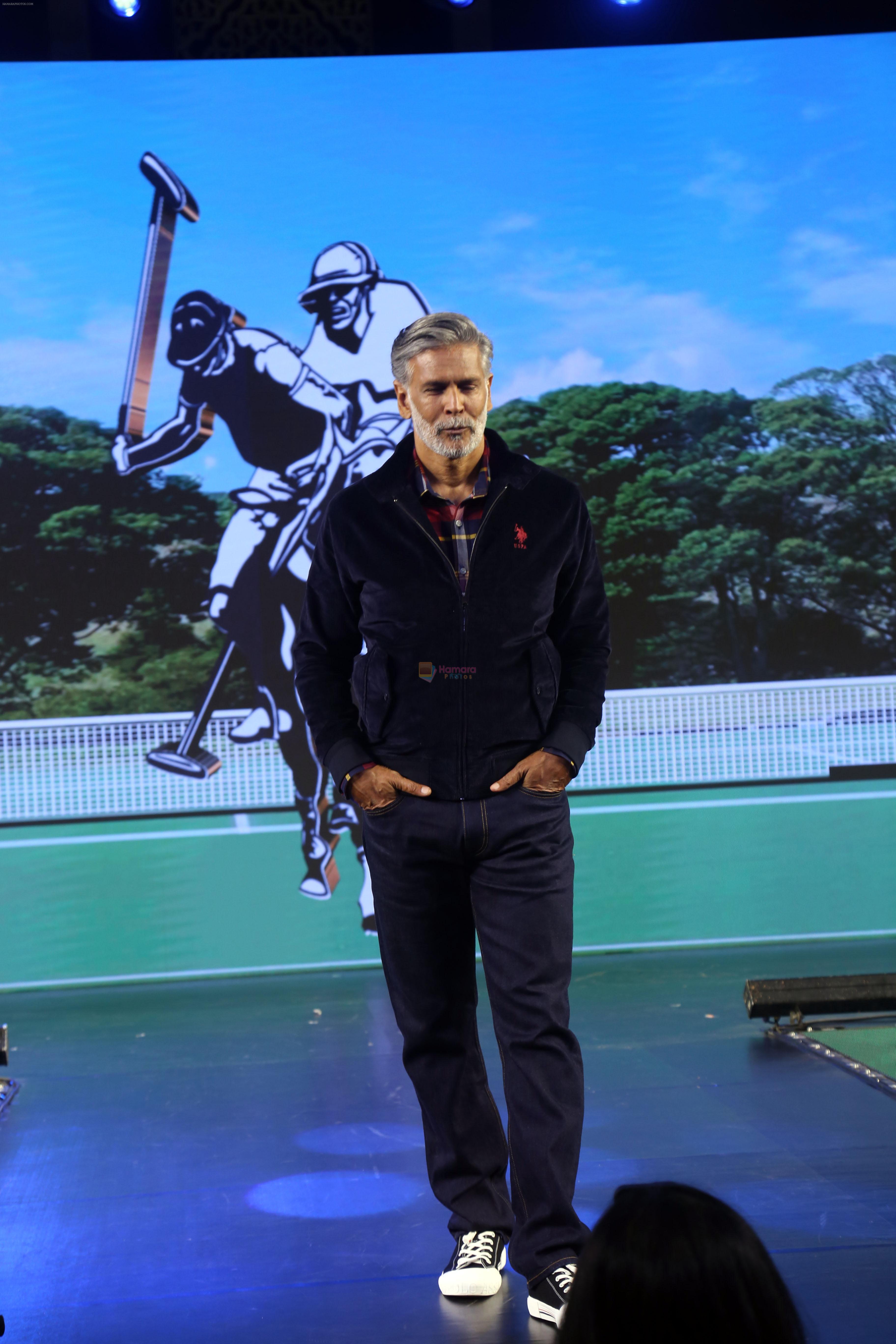 Milind Soman at the U.S.Polo Grand celebration and website launch on 25th August 2023