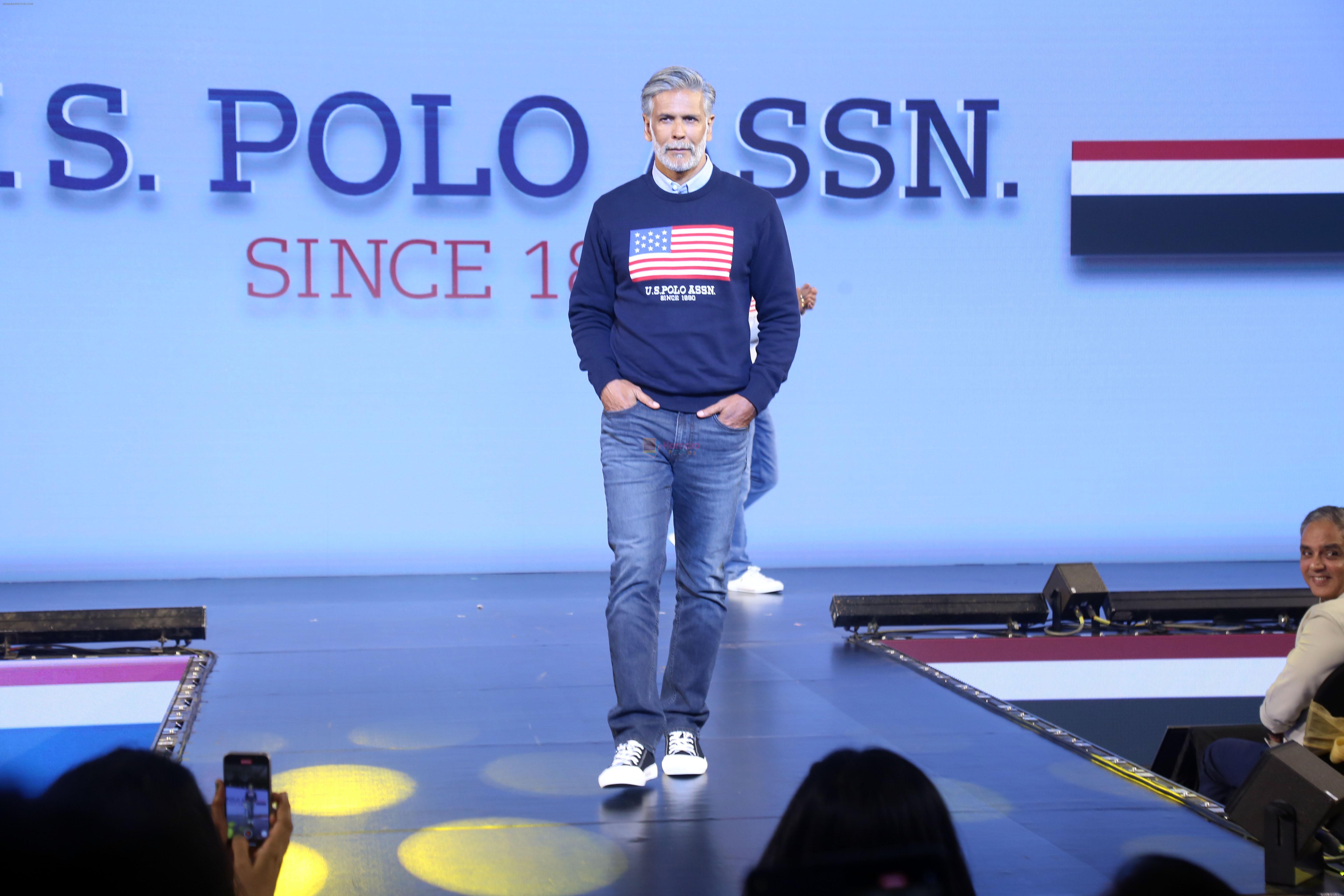 Milind Soman at the U.S.Polo Grand celebration and website launch on 25th August 2023