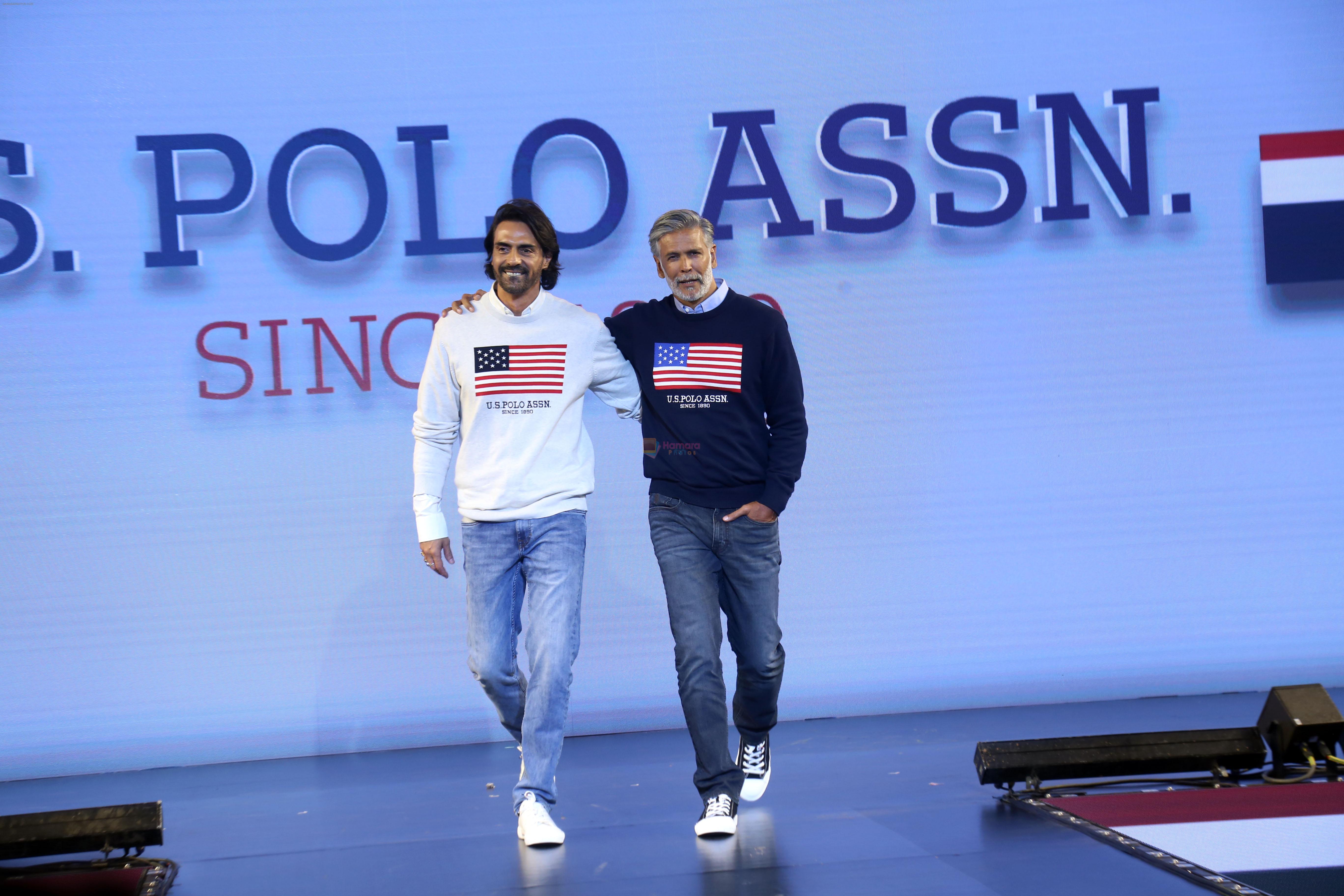 Arjun Rampal, Milind Soman at the U.S.Polo Grand celebration and website launch on 25th August 2023