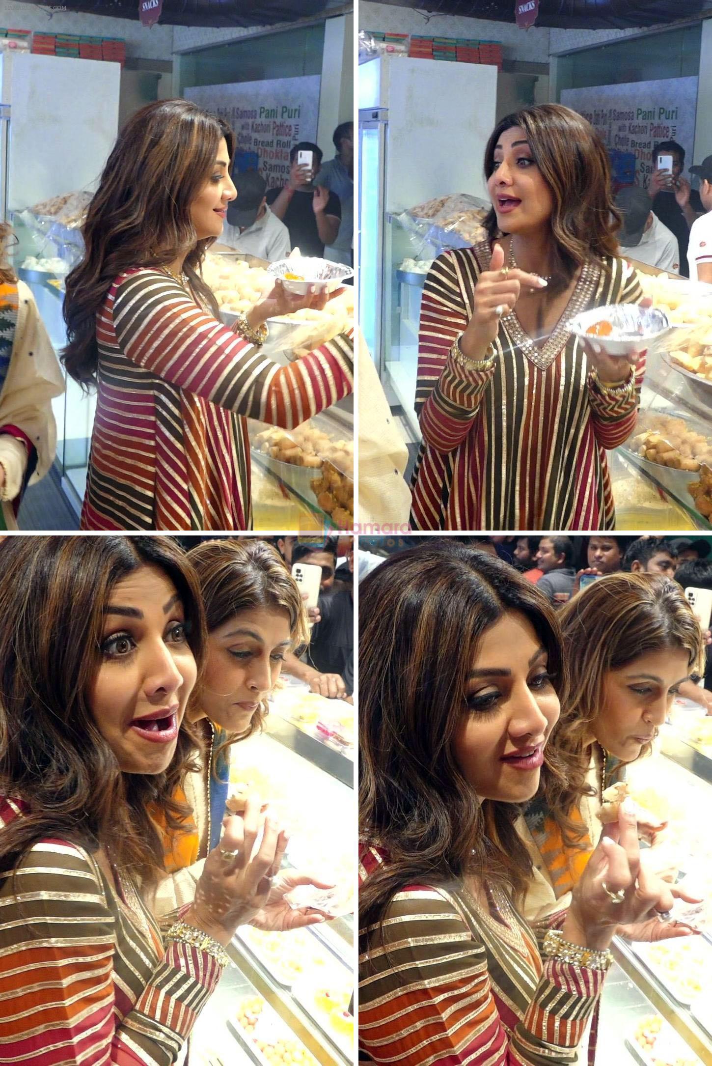 Shilpa Shetty Spotted At Jhama Sweet Shop in Chembur on 27th August 2023