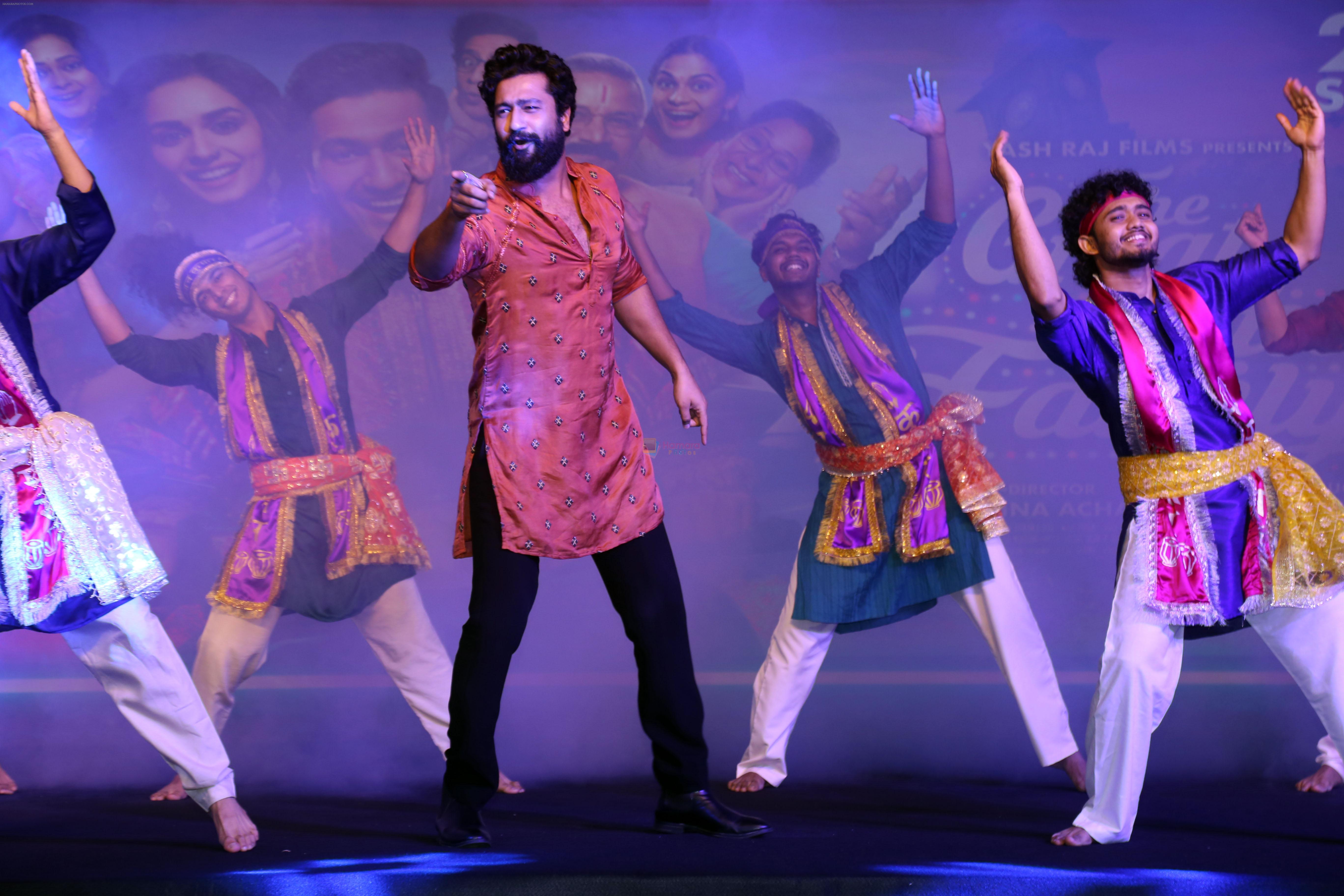 Vicky Kaushal dancing at song Launch of his film The Great Indian Family on 30th August 2023