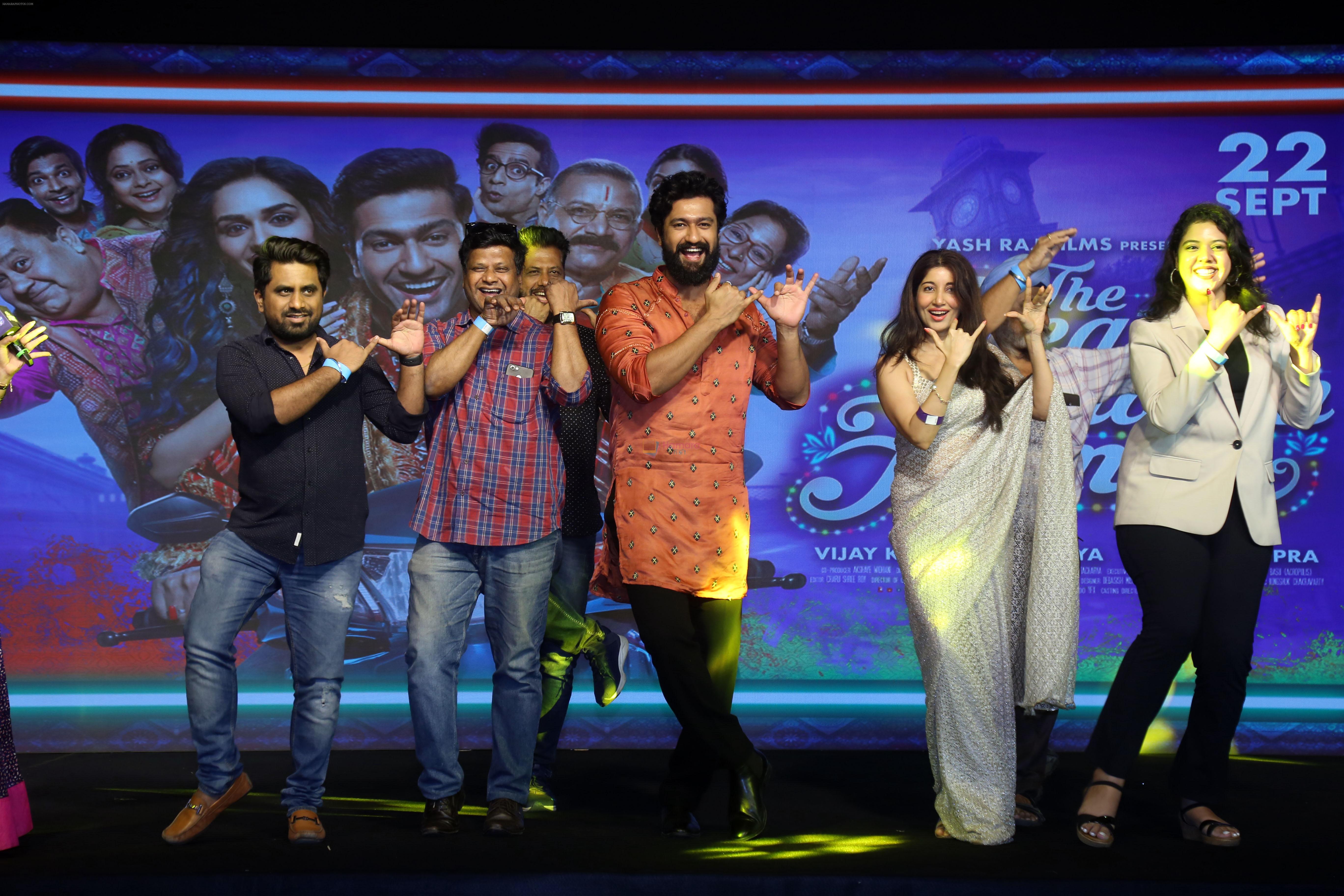 Vicky Kaushal dancing at song Launch of his film The Great Indian Family on 30th August 2023