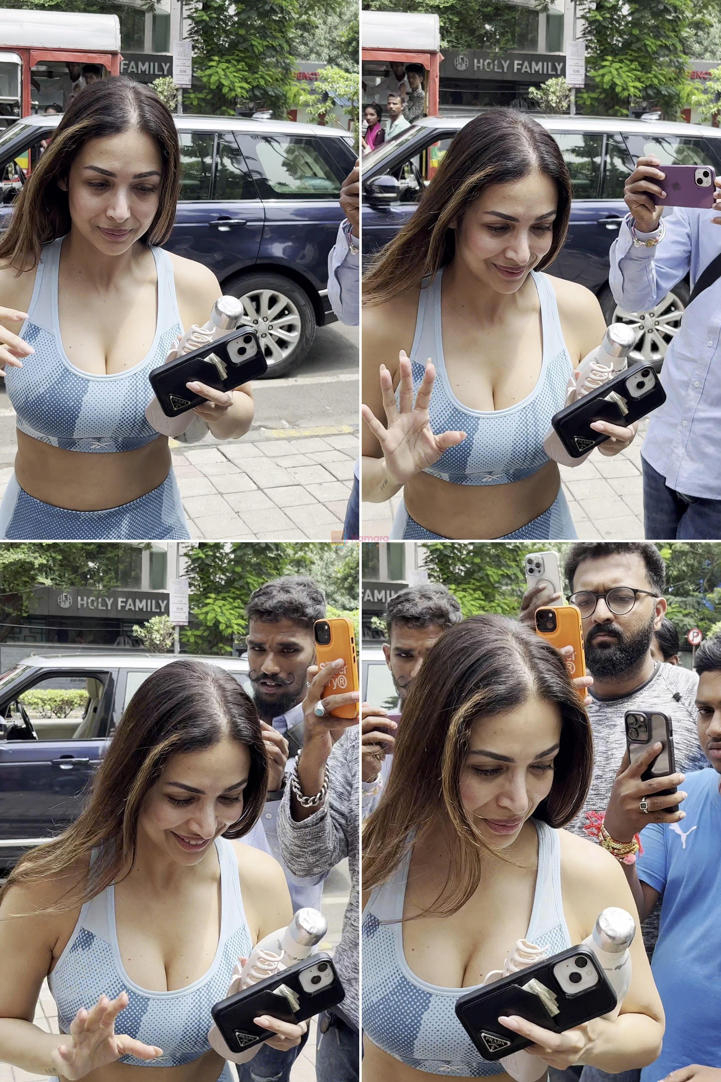 Malaika Arora Spotted at Yoga Class in Bandra on 31st August 2023