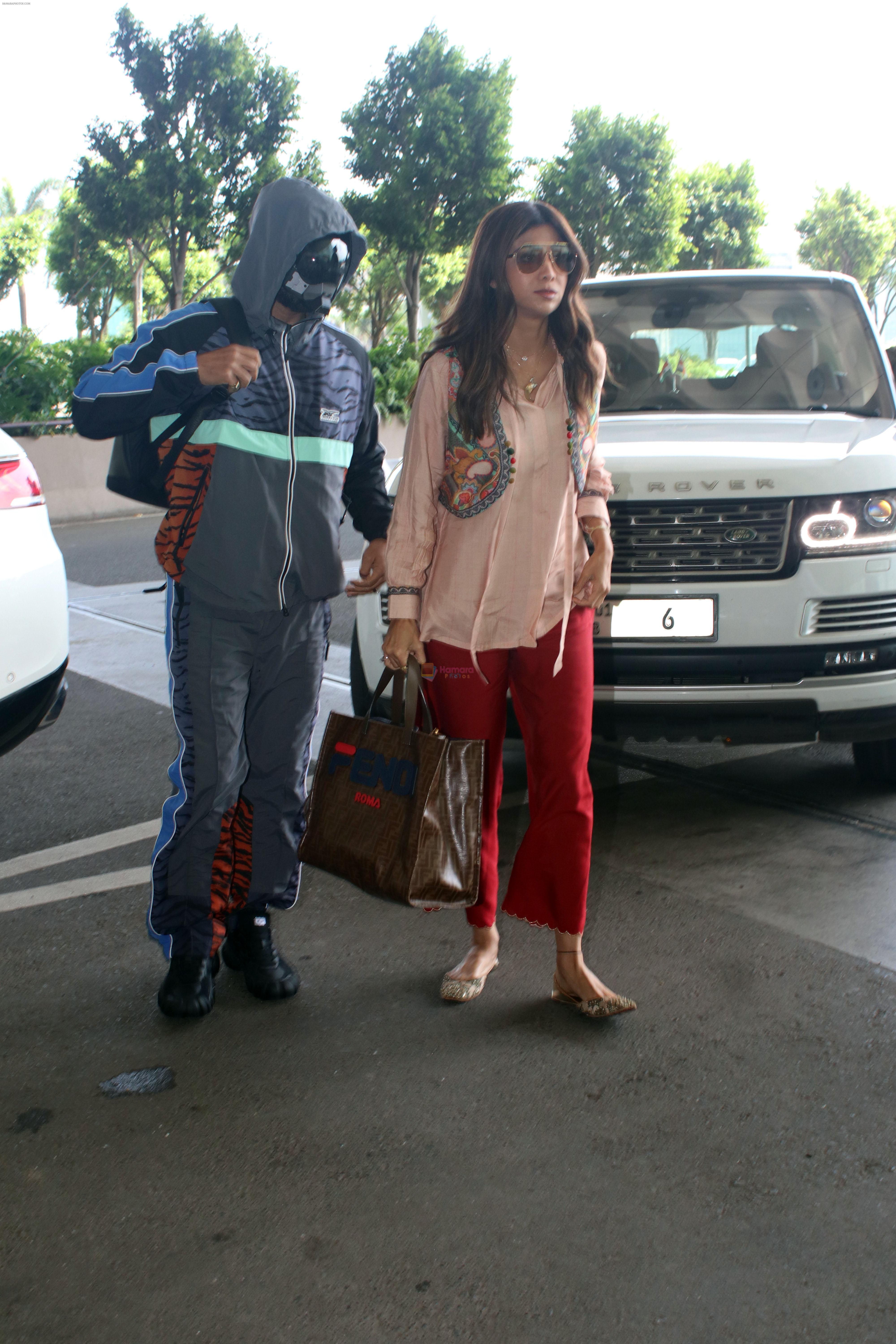 Shilpa Shetty Spotted At Airport Departure on 31st August 2023