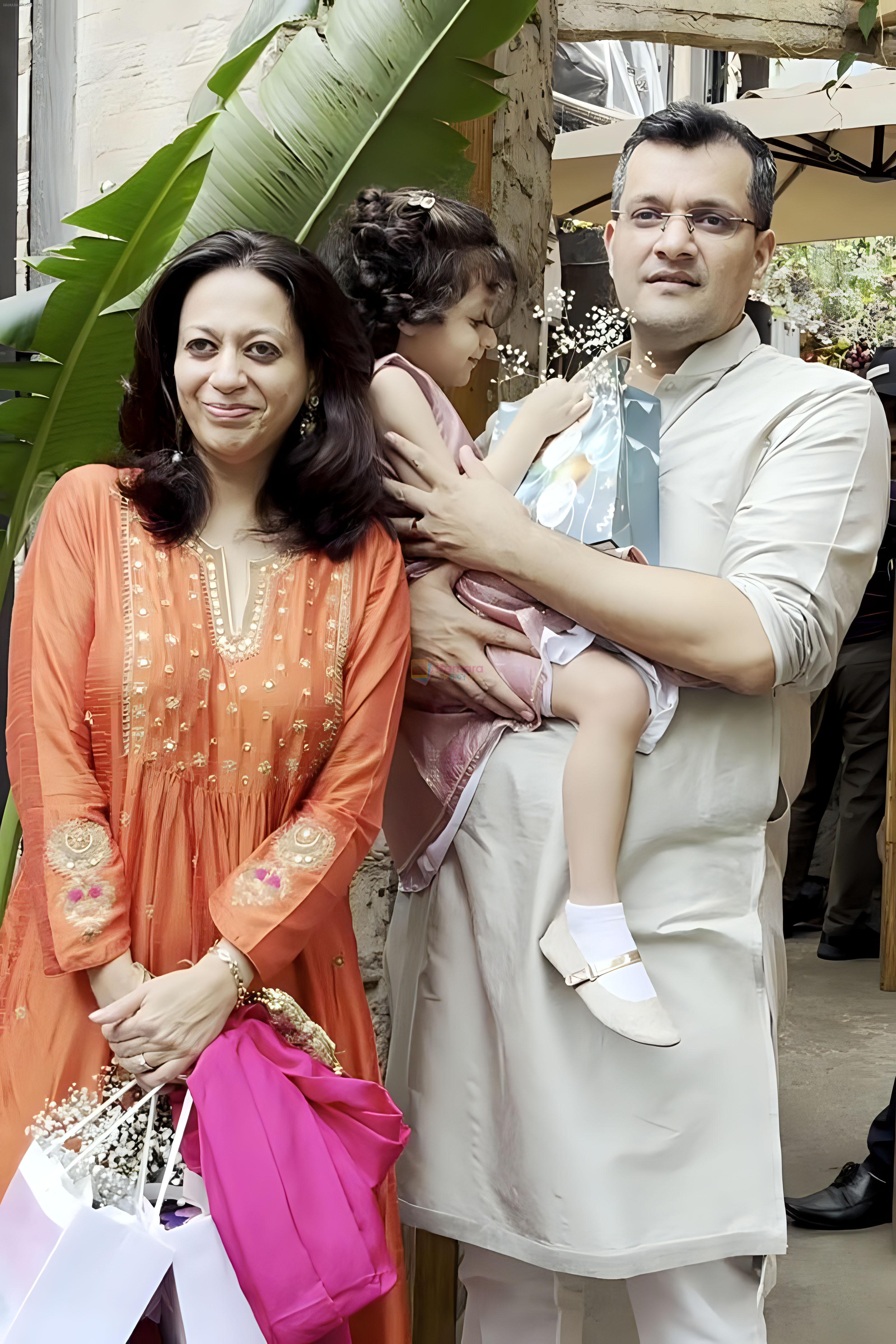 Karan Malhotra with Ekta Pathak Malhotra For Pankaj Kapoor Party At One 8 Commune Juhu on 2nd September 2023