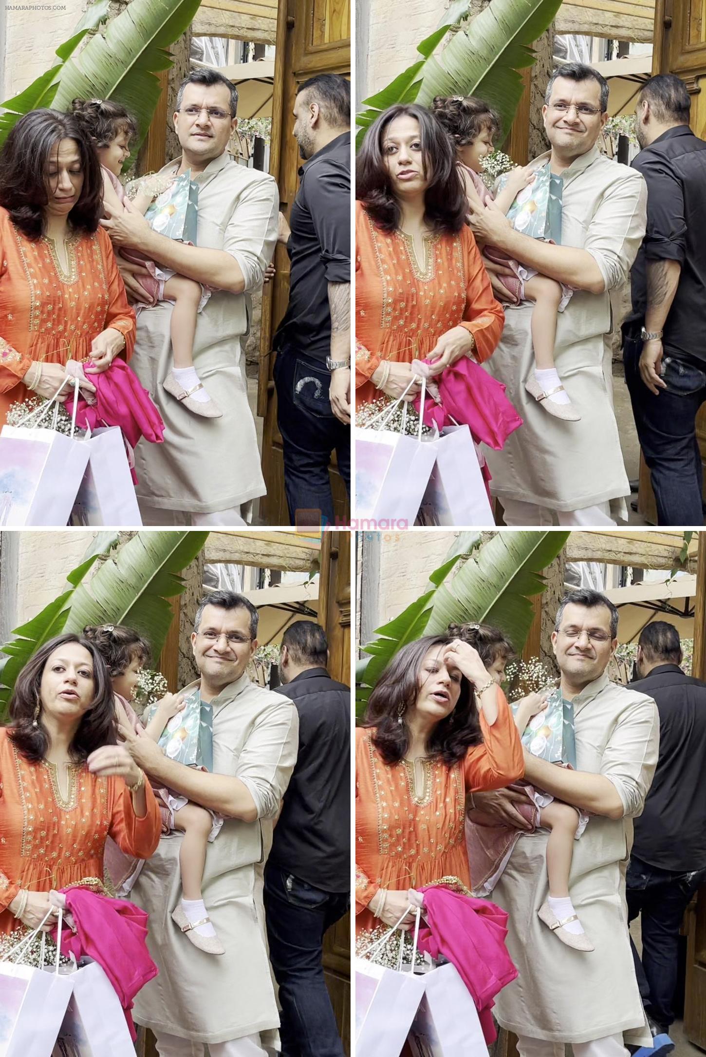 Karan Malhotra with Ekta Pathak Malhotra For Pankaj Kapoor Party At One 8 Commune Juhu on 2nd September 2023