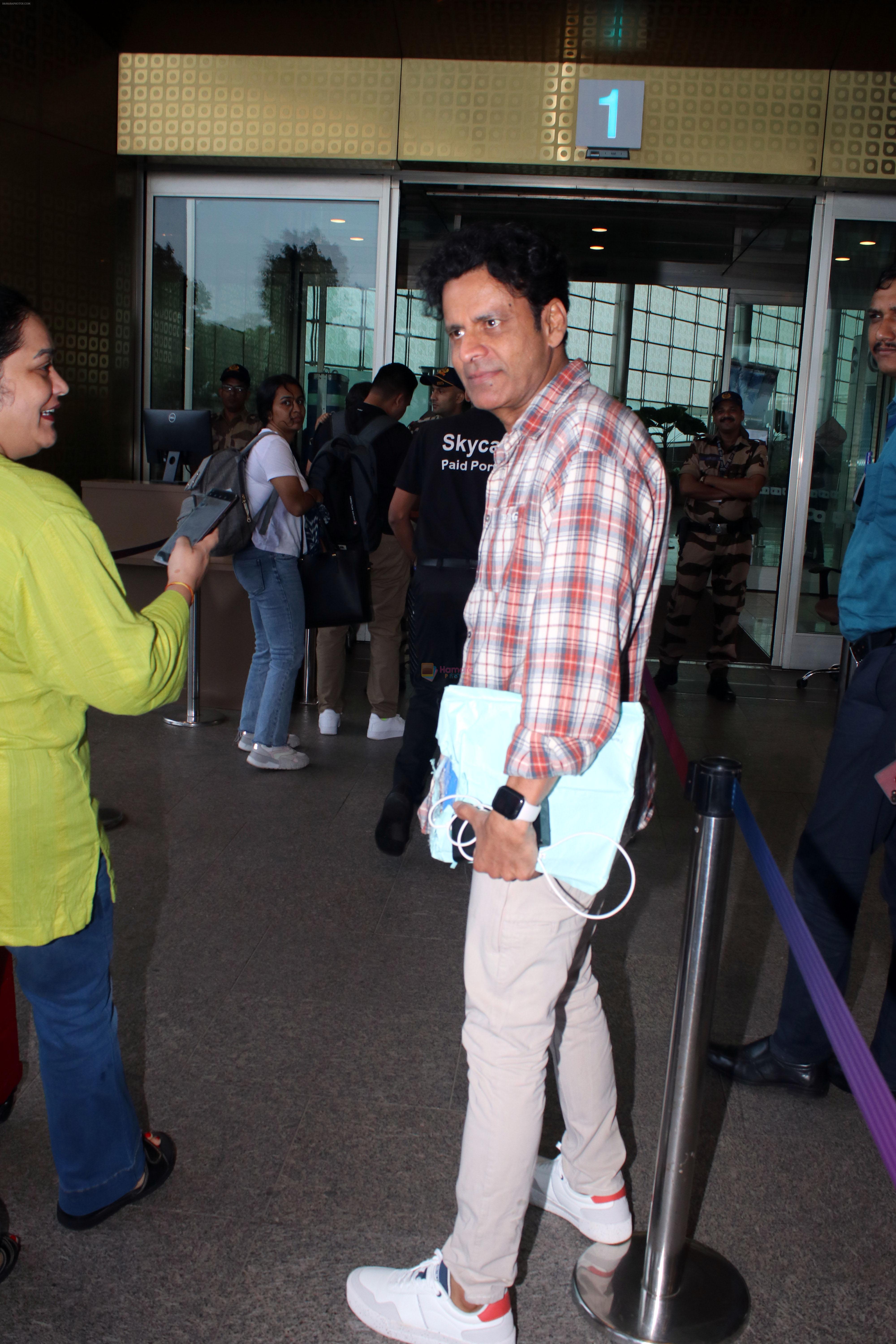 Manoj Bajpayee Spotted At Airport Departure on 7th Sept 2023