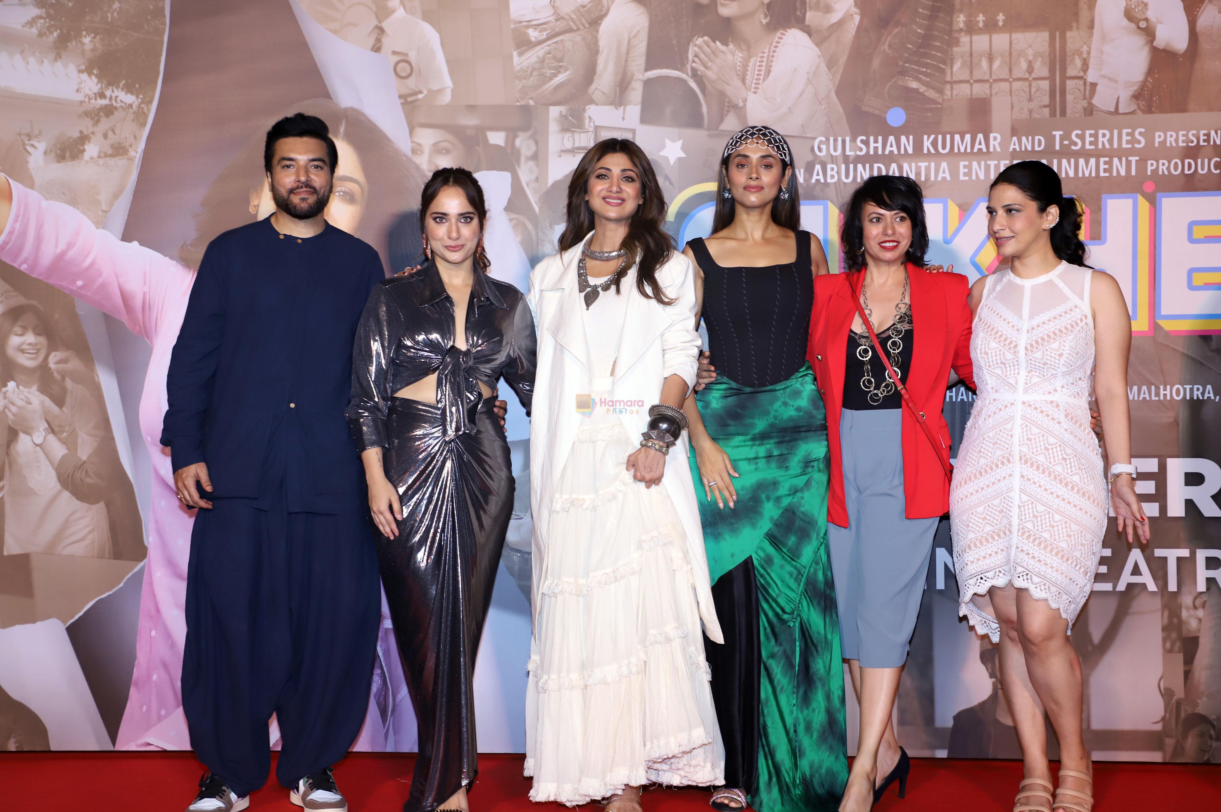 Chaitanya Choudhry, Dilnaz Irani, Jyoti Kapoor, Kusha Kapila, Pavleen Gujral, Shilpa Shetty attends Sukhee Film Trailer Launch on 6th Sept 2023