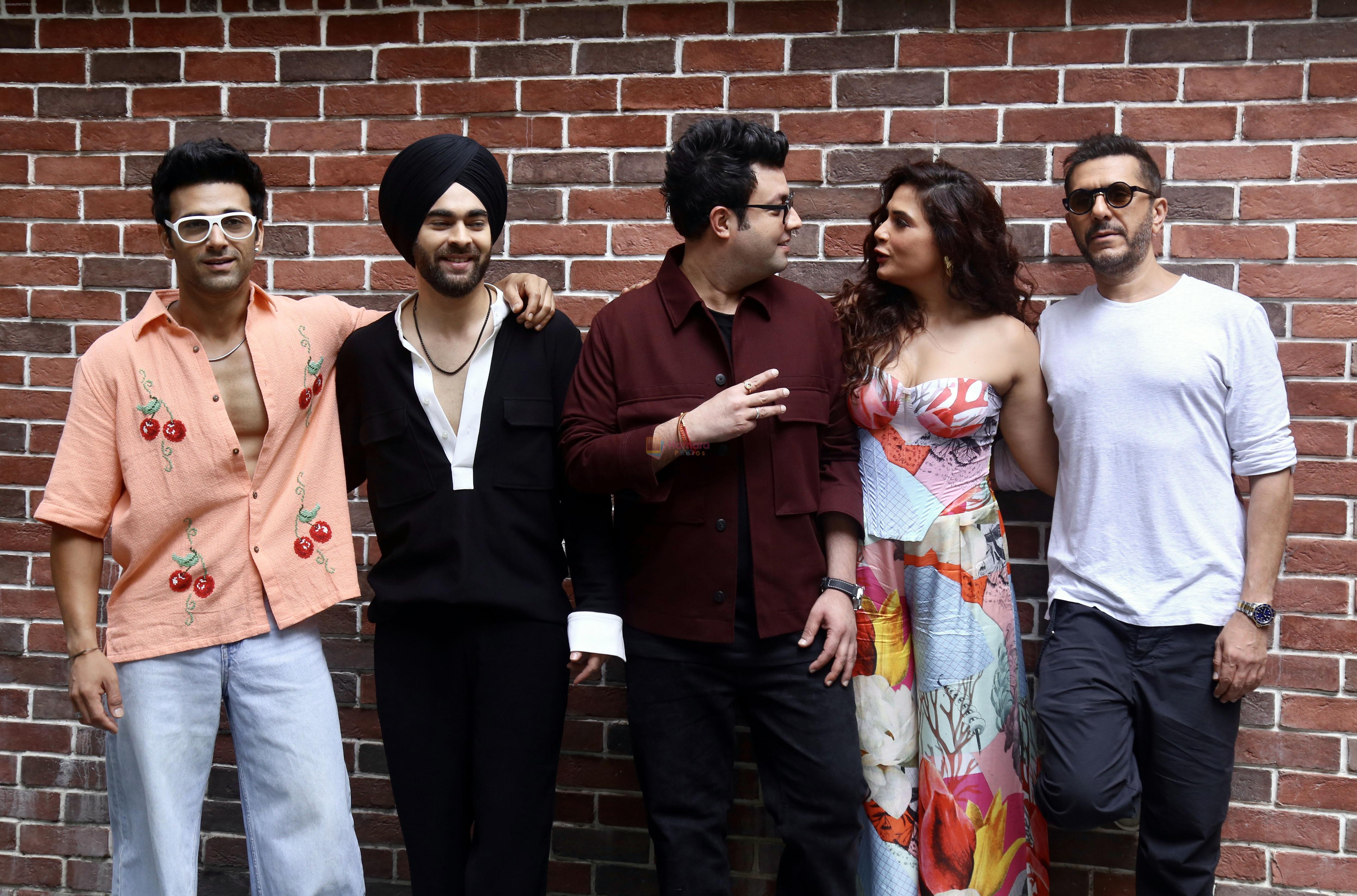 Manjot Singh, Pulkit Samrat, Richa Chadha, Ritesh Sidhwani, Varun Sharma attends Fukrey 3 Promotion on 6th Sept 2023