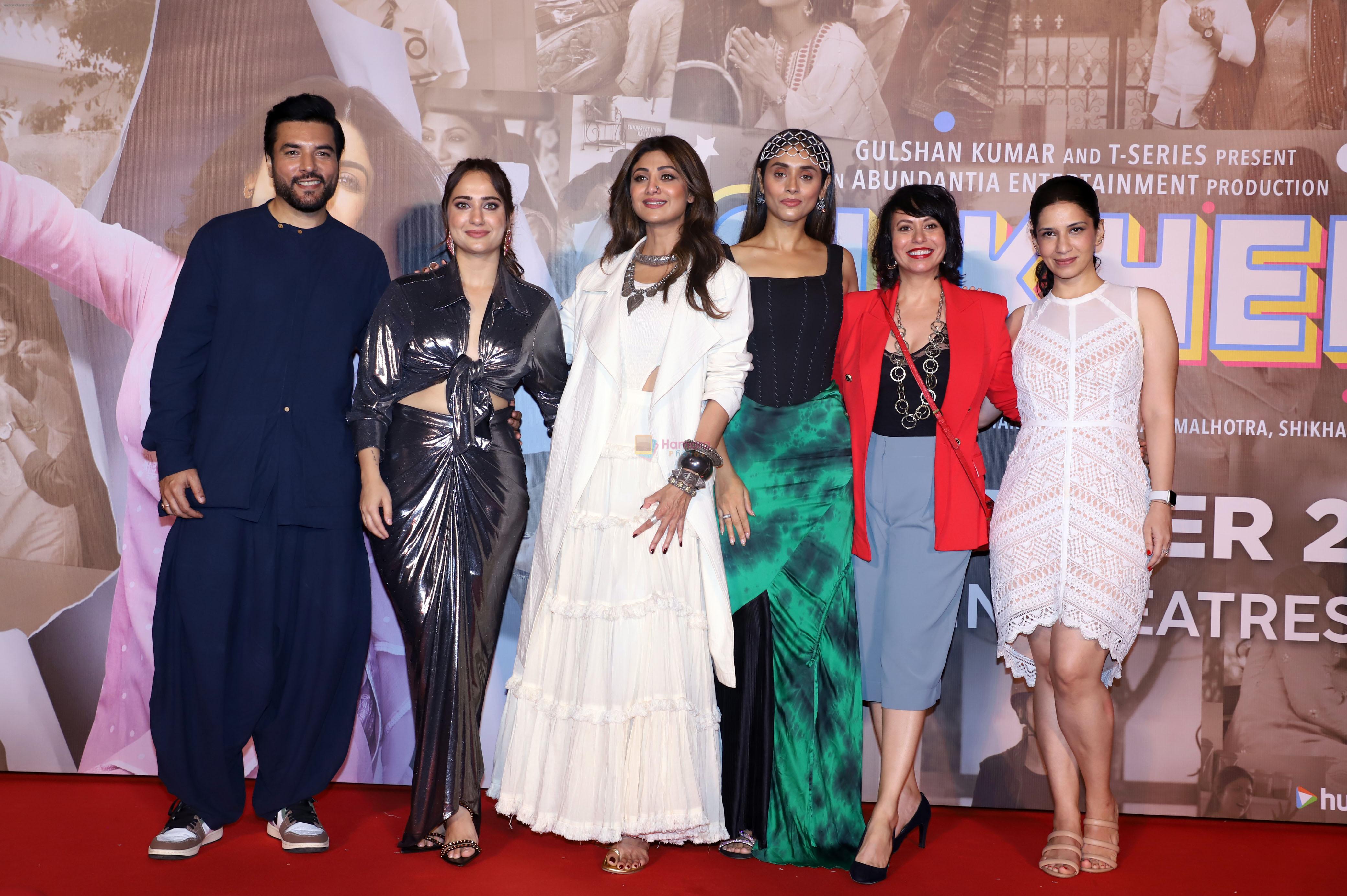 Chaitanya Choudhry, Dilnaz Irani, Jyoti Kapoor, Kusha Kapila, Pavleen Gujral, Shilpa Shetty attends Sukhee Film Trailer Launch on 6th Sept 2023