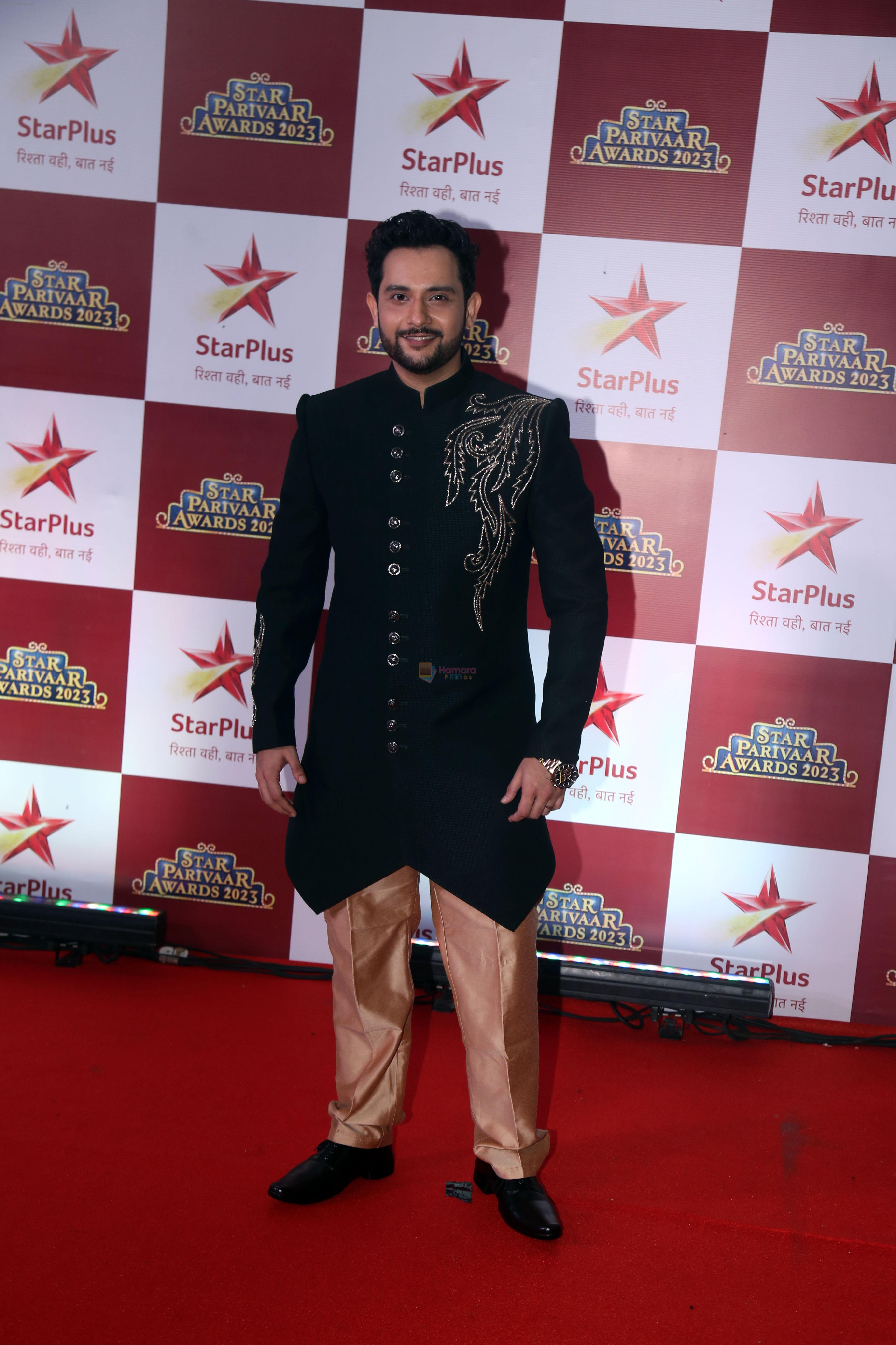 Abhishek Sharma at the Star Parivaar Awards 2023 on 8th Sept 2023
