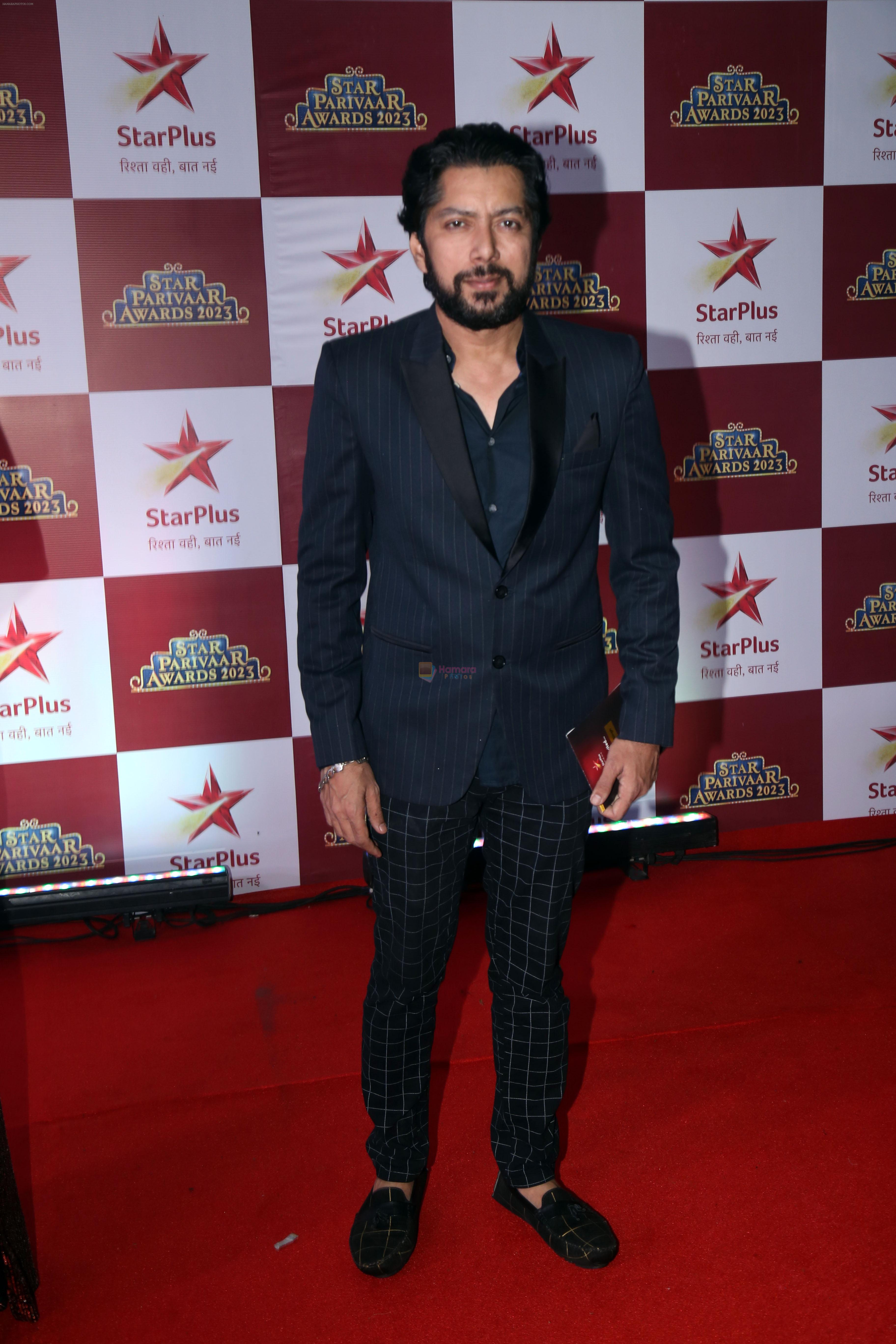 Sharhaan Singh at the Star Parivaar Awards 2023 on 8th Sept 2023