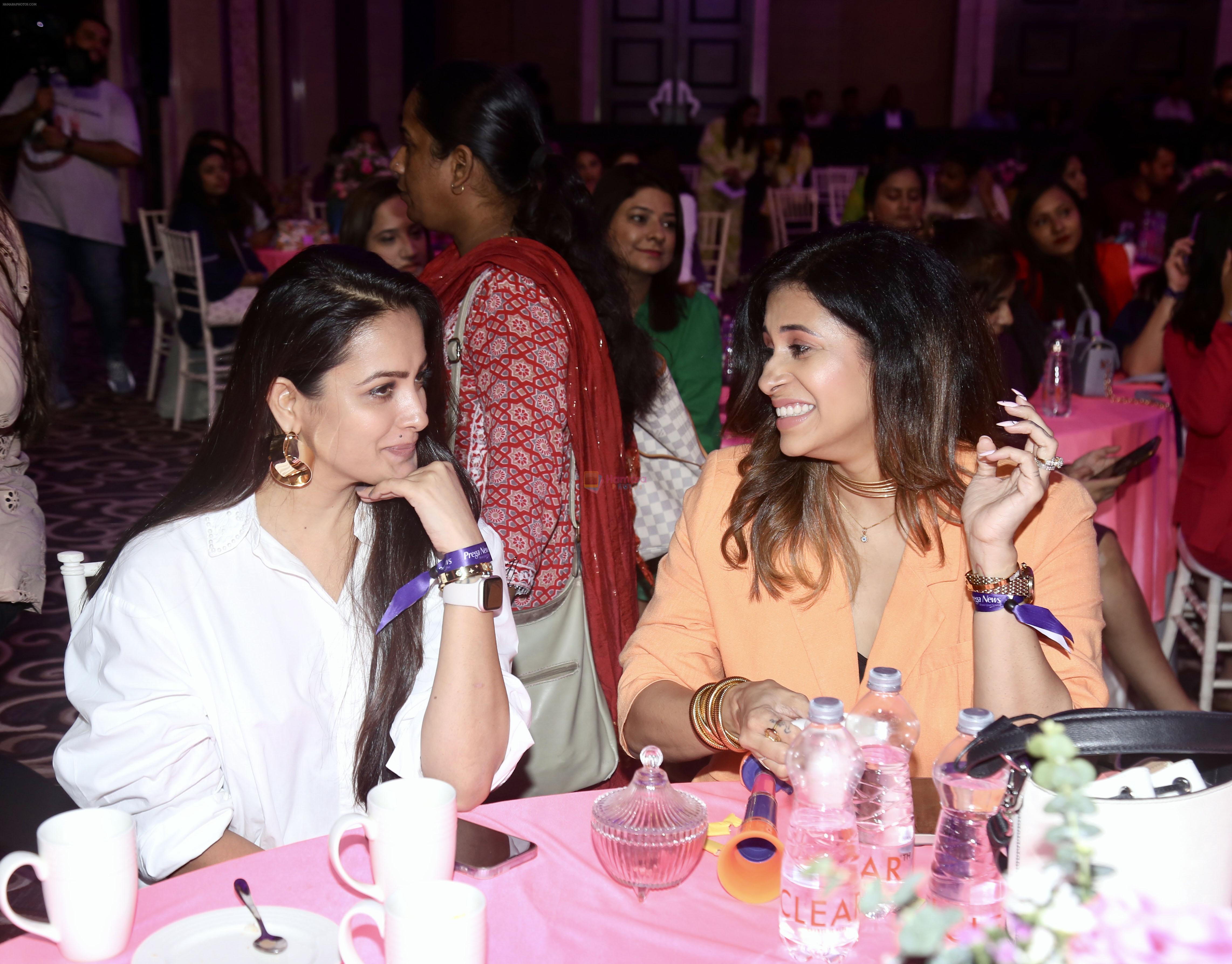 Anita Hassanandani Reddy, Kishwer Merchant at Pregnancy Care Solution Range Launch Pregaforyou on 11th Sept 2023