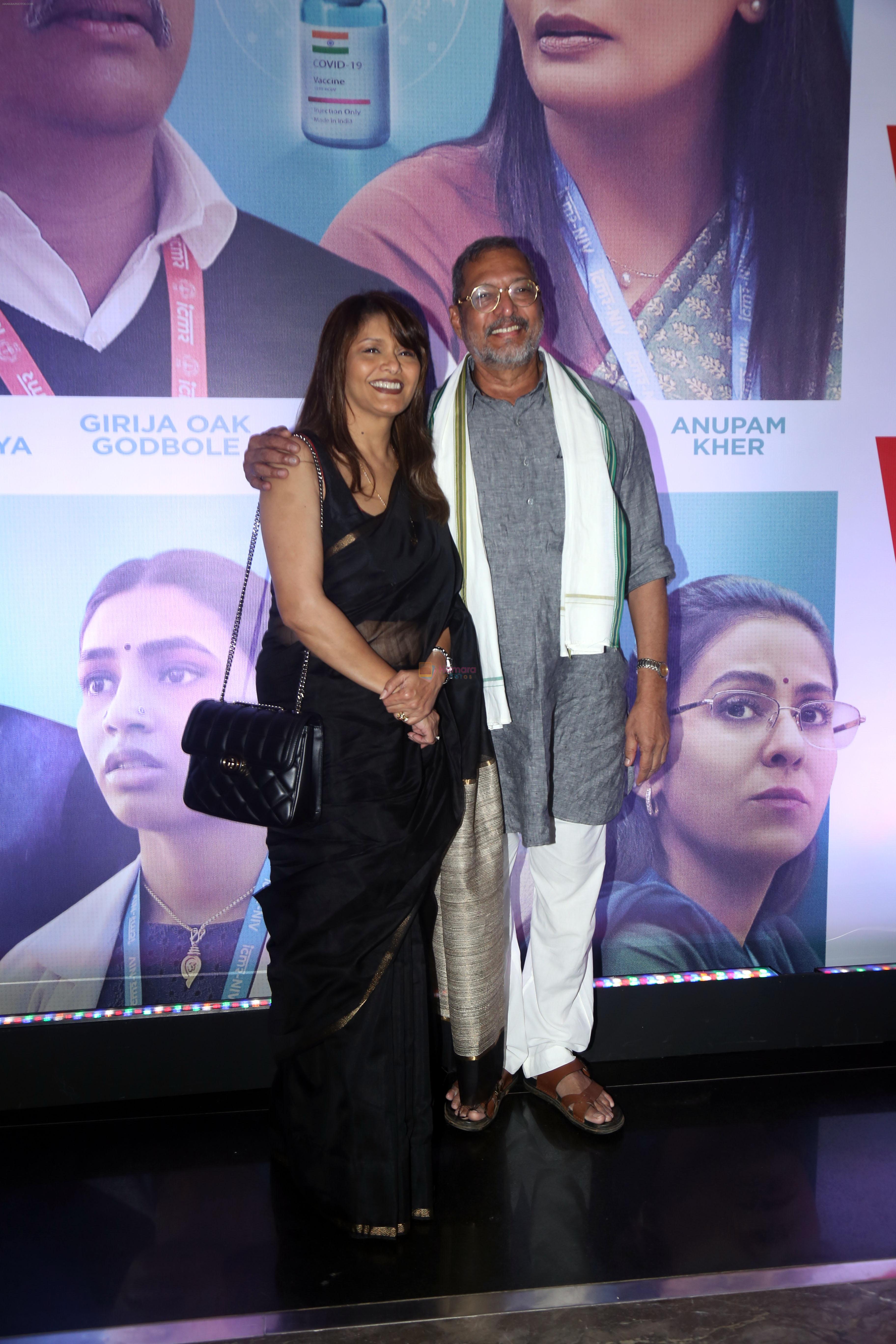 Nana Patekar, Pallavi Joshi attends The Vaccine War Trailer Launch on 12th Sept 2023