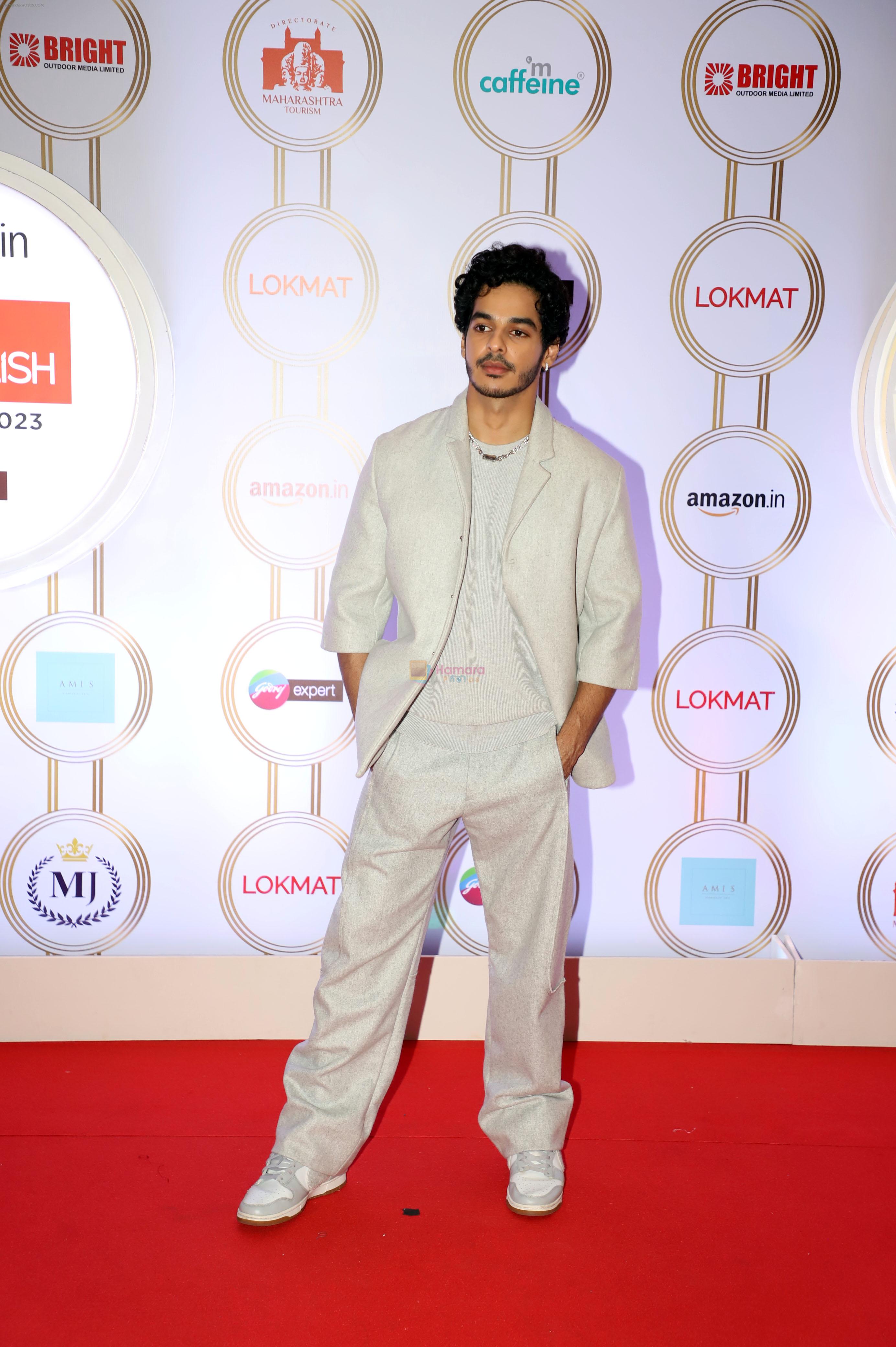 Ishaan Khattar attends Lokmat Most Stylish Awards on 12th Sept 2023
