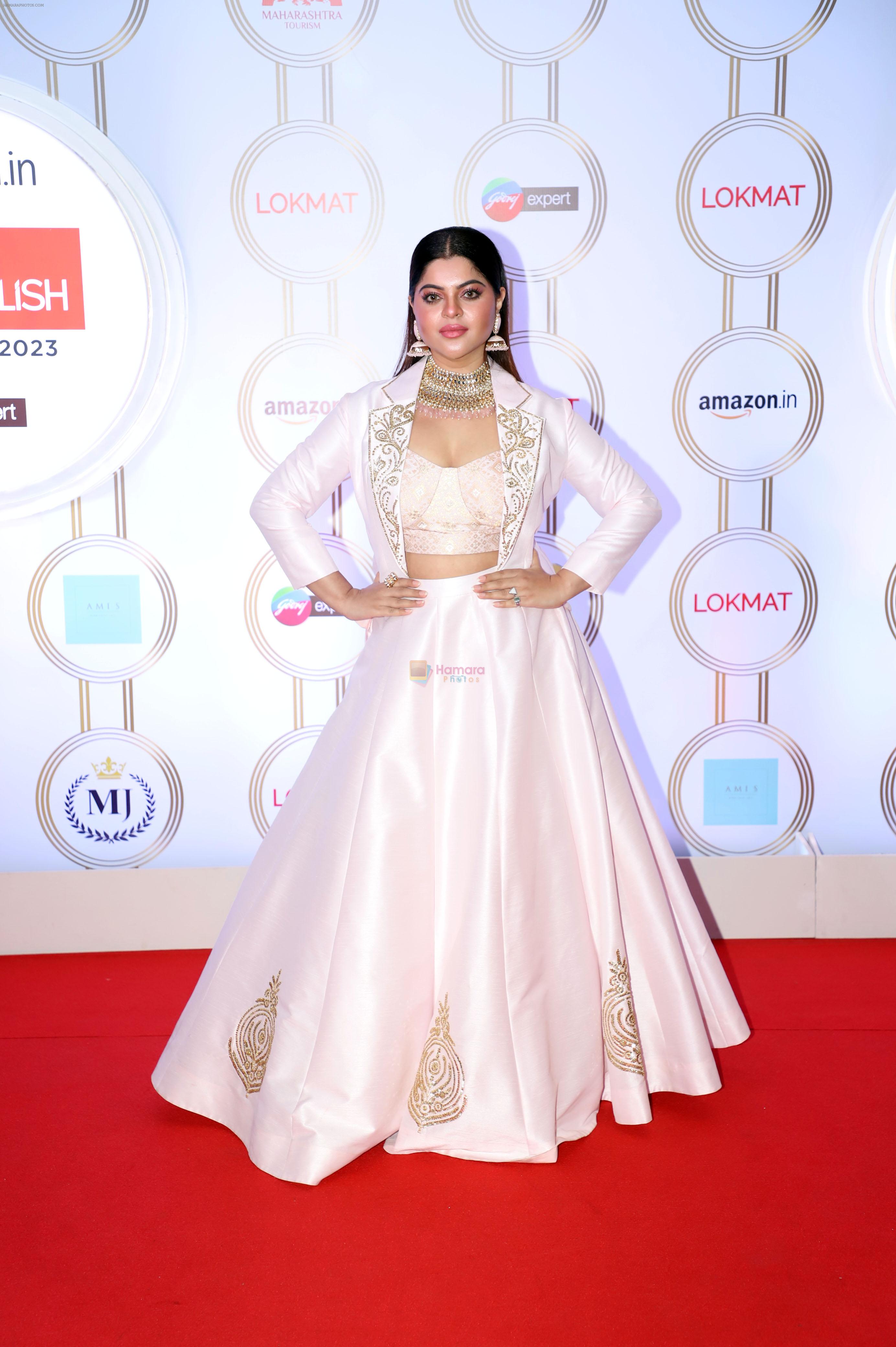 Sneha Wagh attends Lokmat Most Stylish Awards on 12th Sept 2023