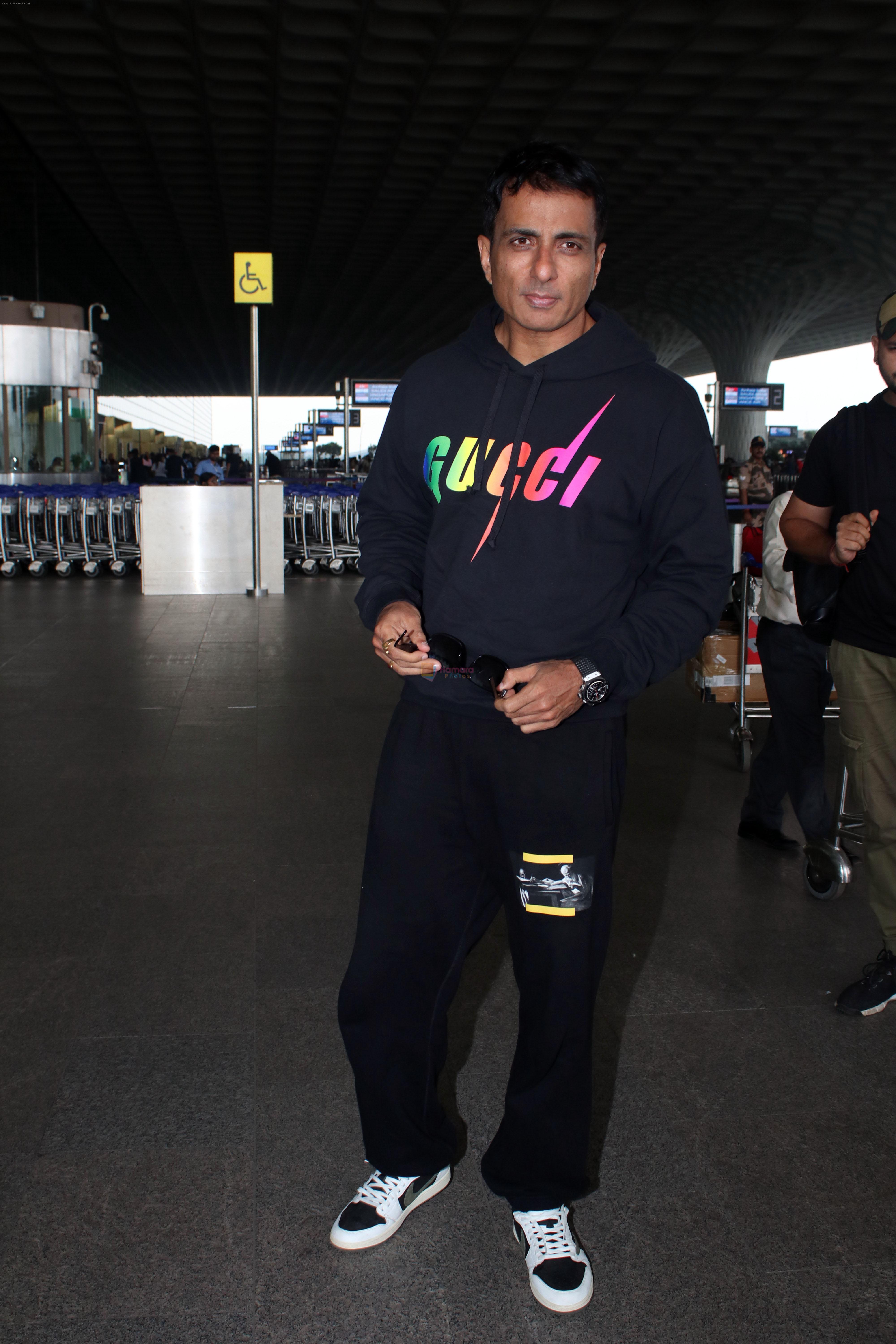 Sonu Sood Spotted At Airport Departure on 15th Sept 2023