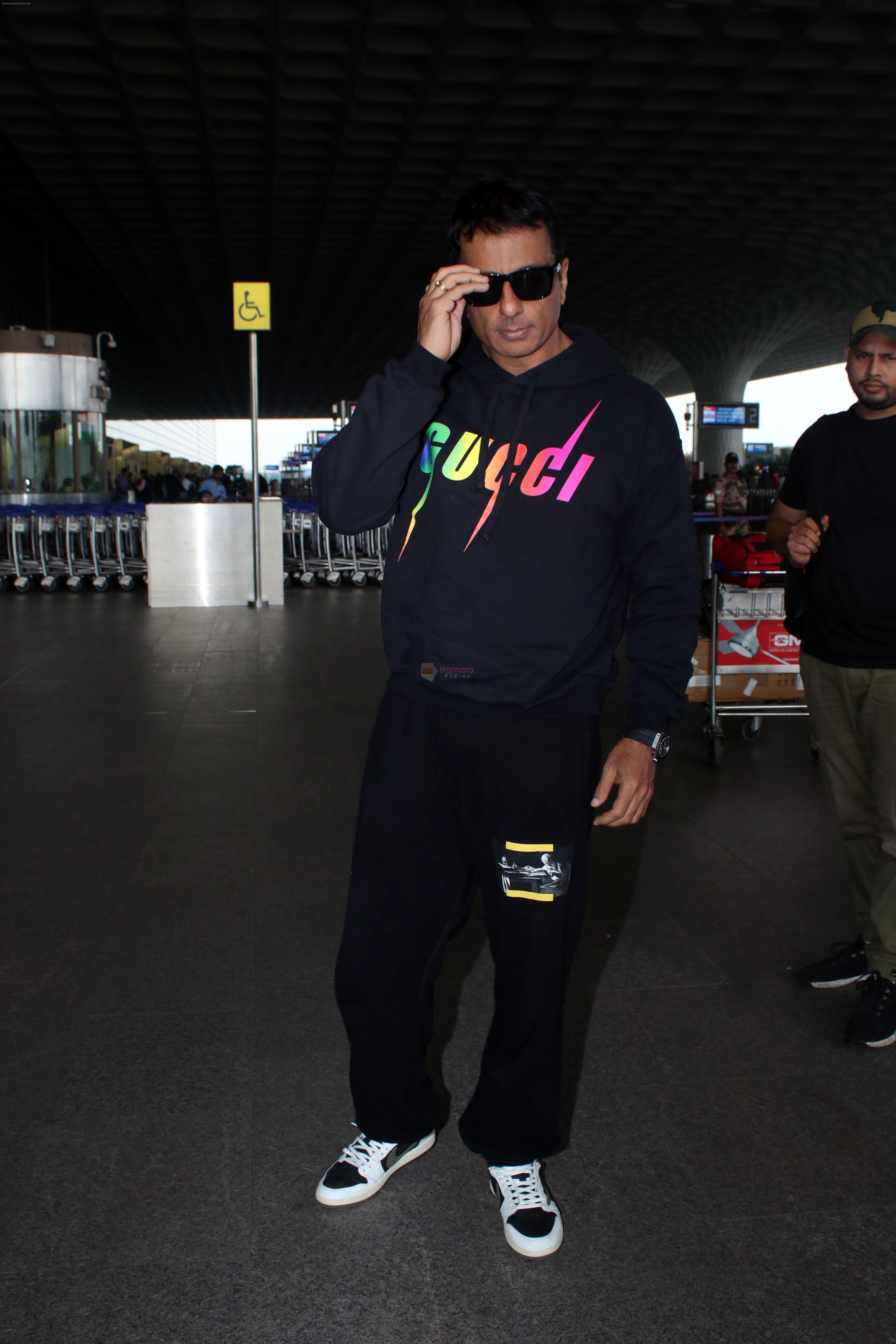 Sonu Sood Spotted At Airport Departure on 15th Sept 2023