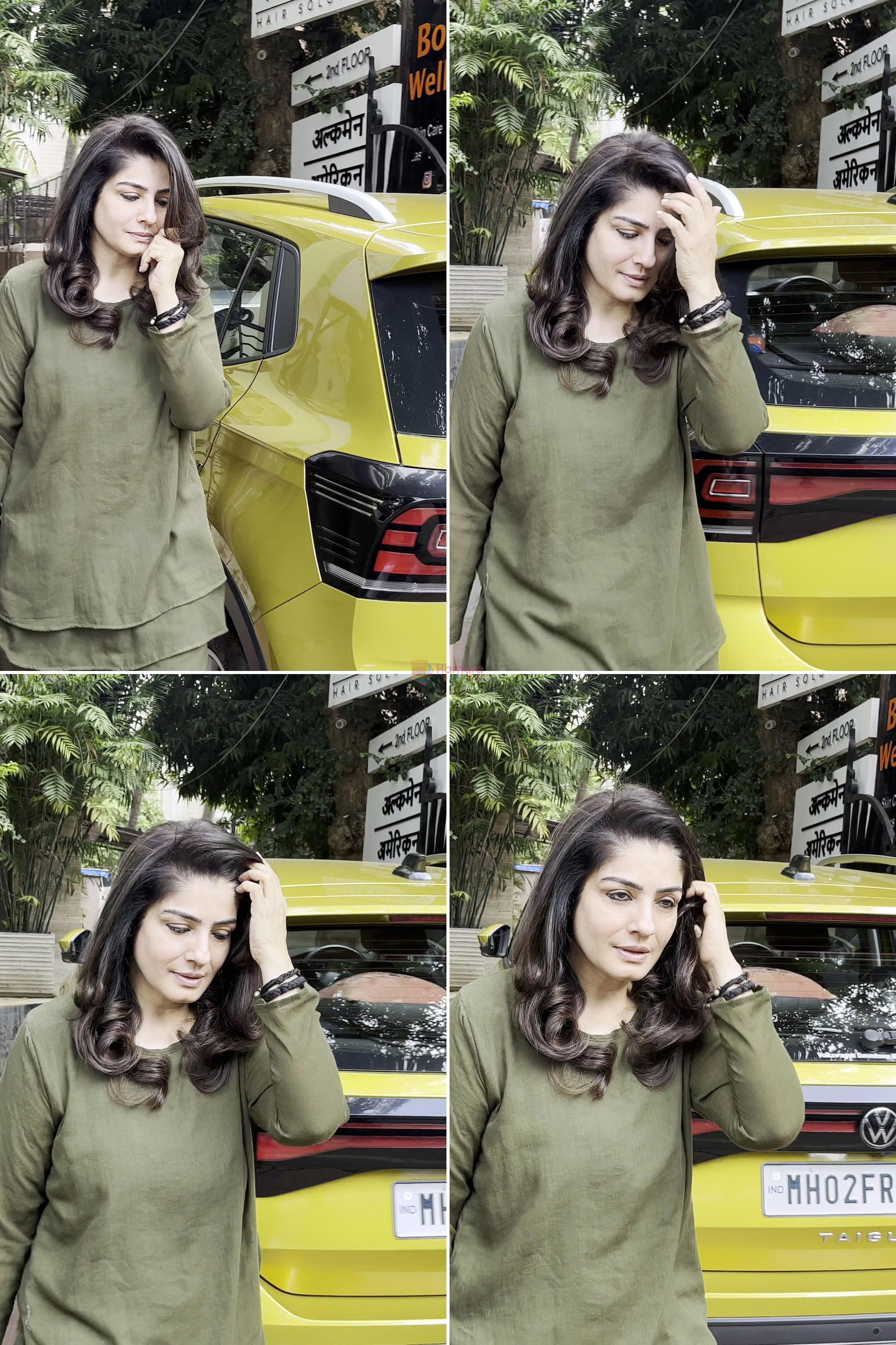 Raveena Tandon Spotted In Khar on 15th Sept 2023
