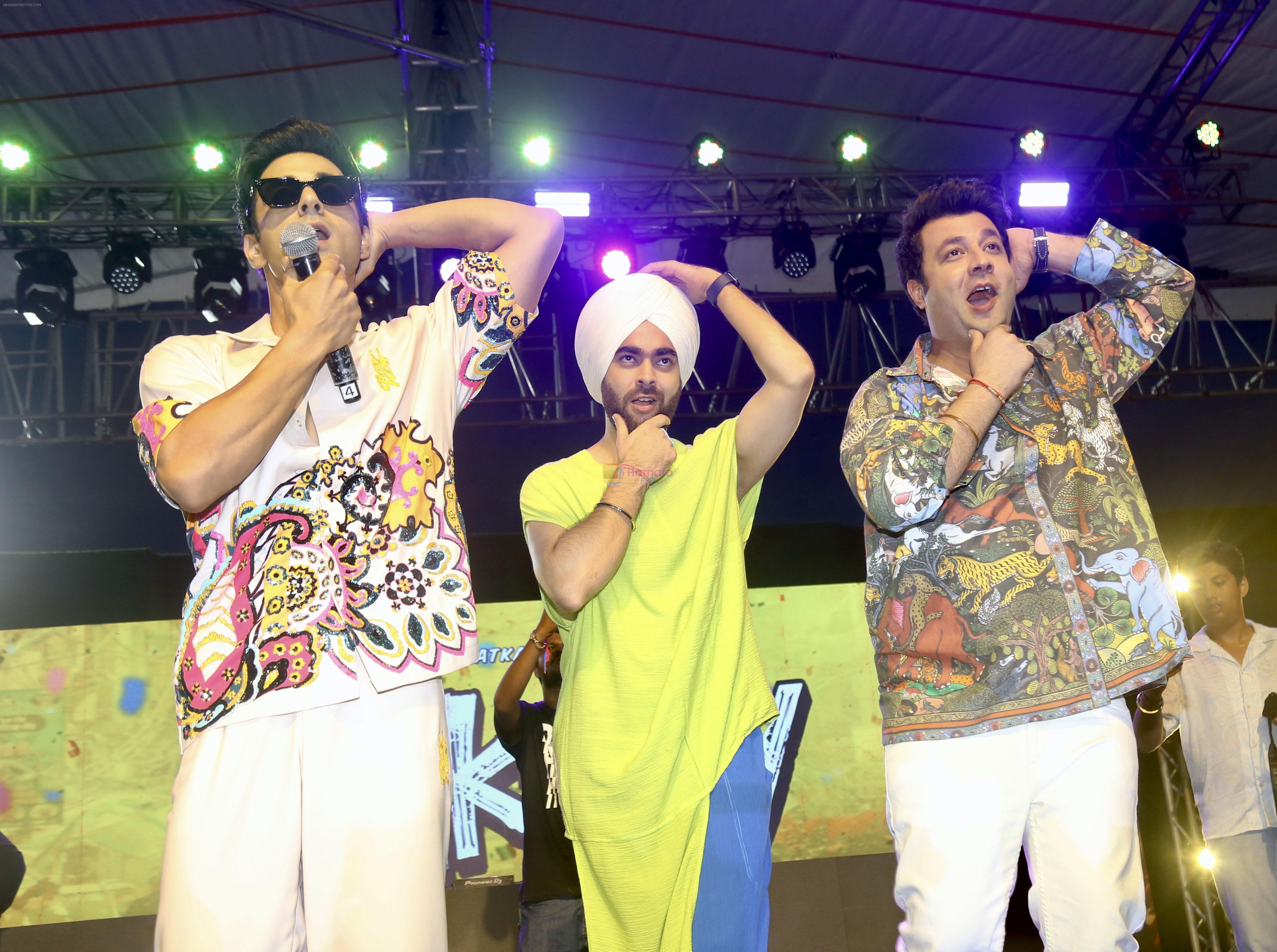 Manjot Singh, Pulkit Samrat, Varun Sharma attends the Fukrey 3 Movie Promotion on 16th Sept 2023