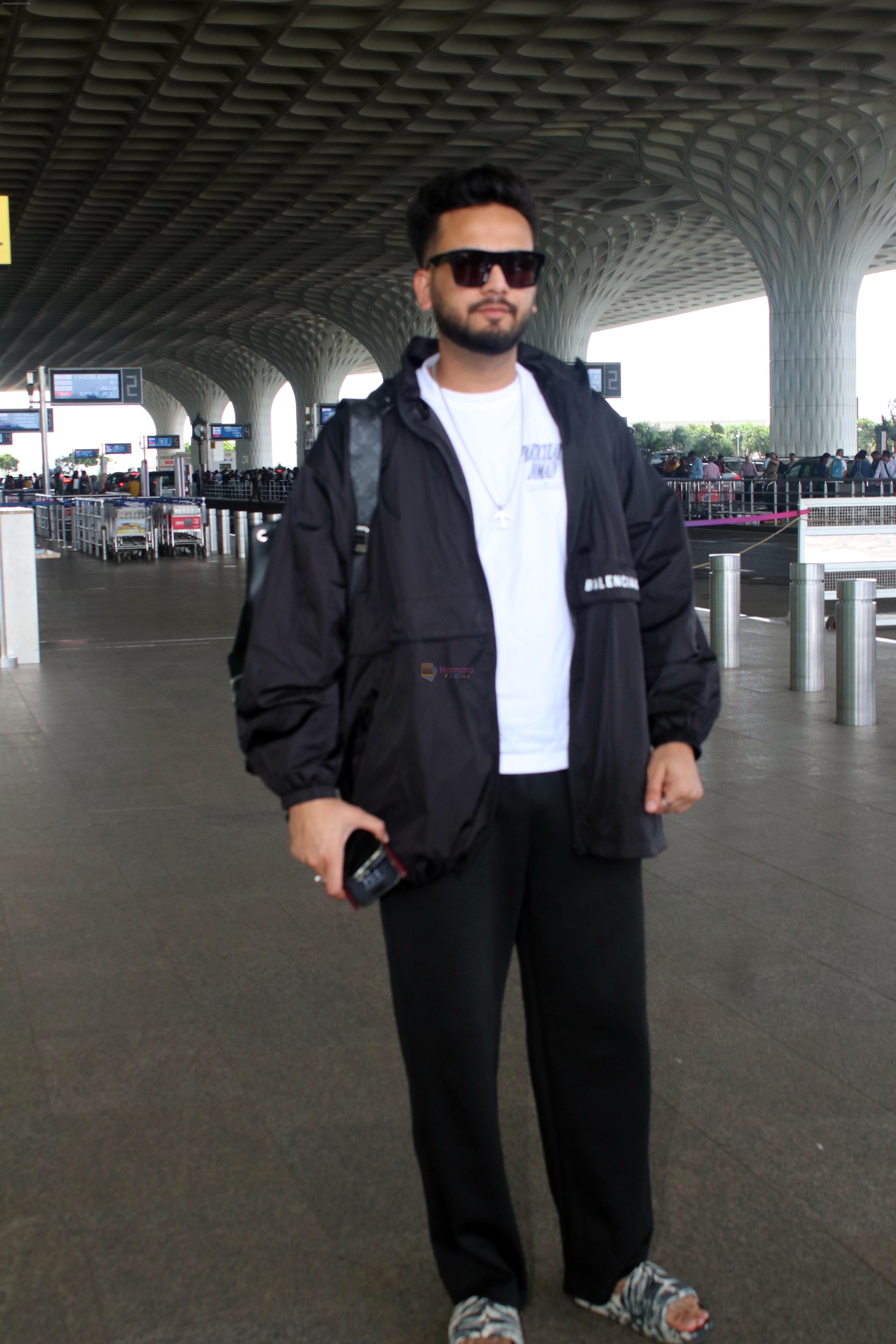 Elvish Yadav spotted at airport departure on 17th Sept 2023