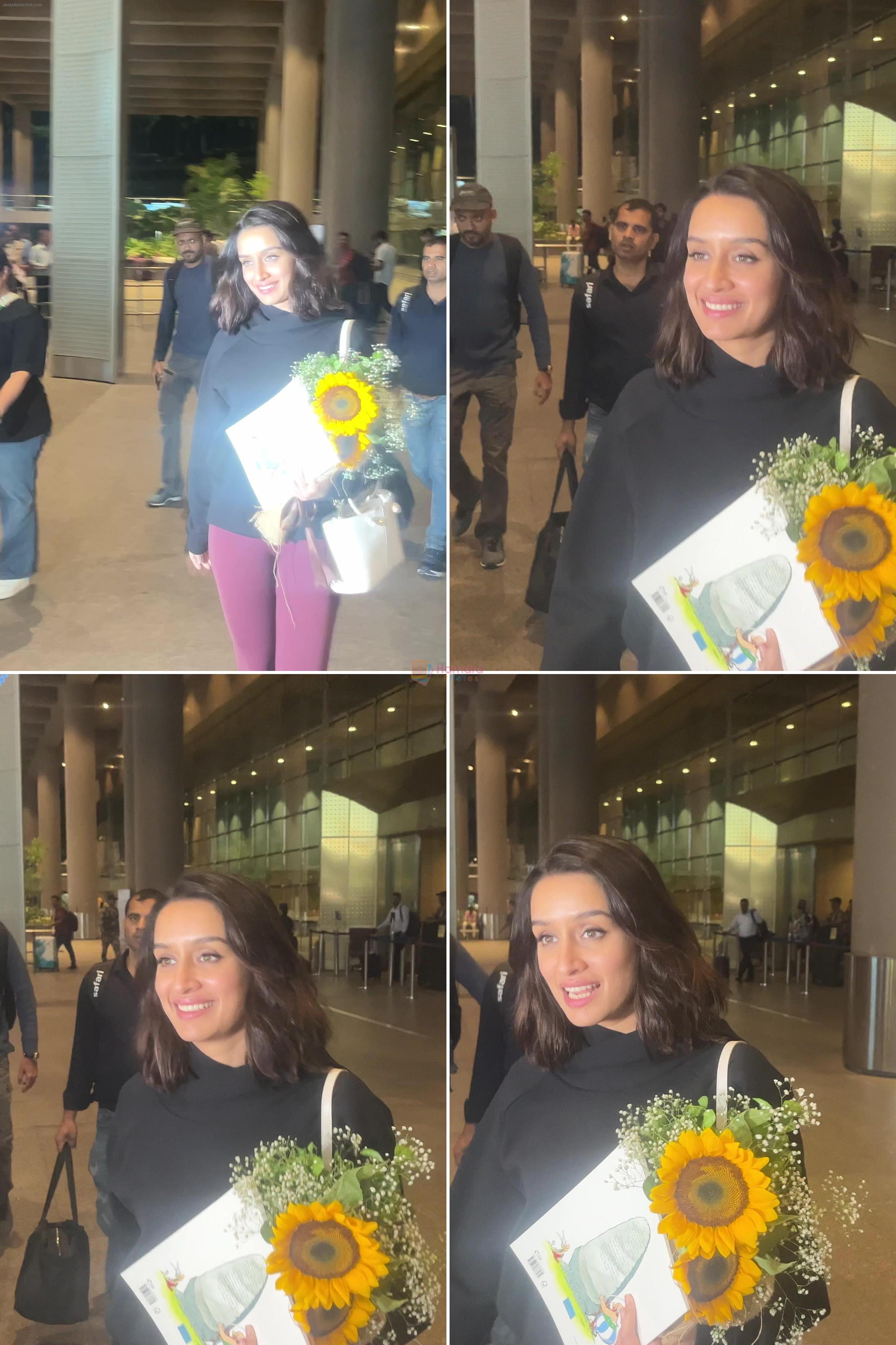 Shraddha Kapoor Spotted At Airport Arrival on 18th Sept 2023