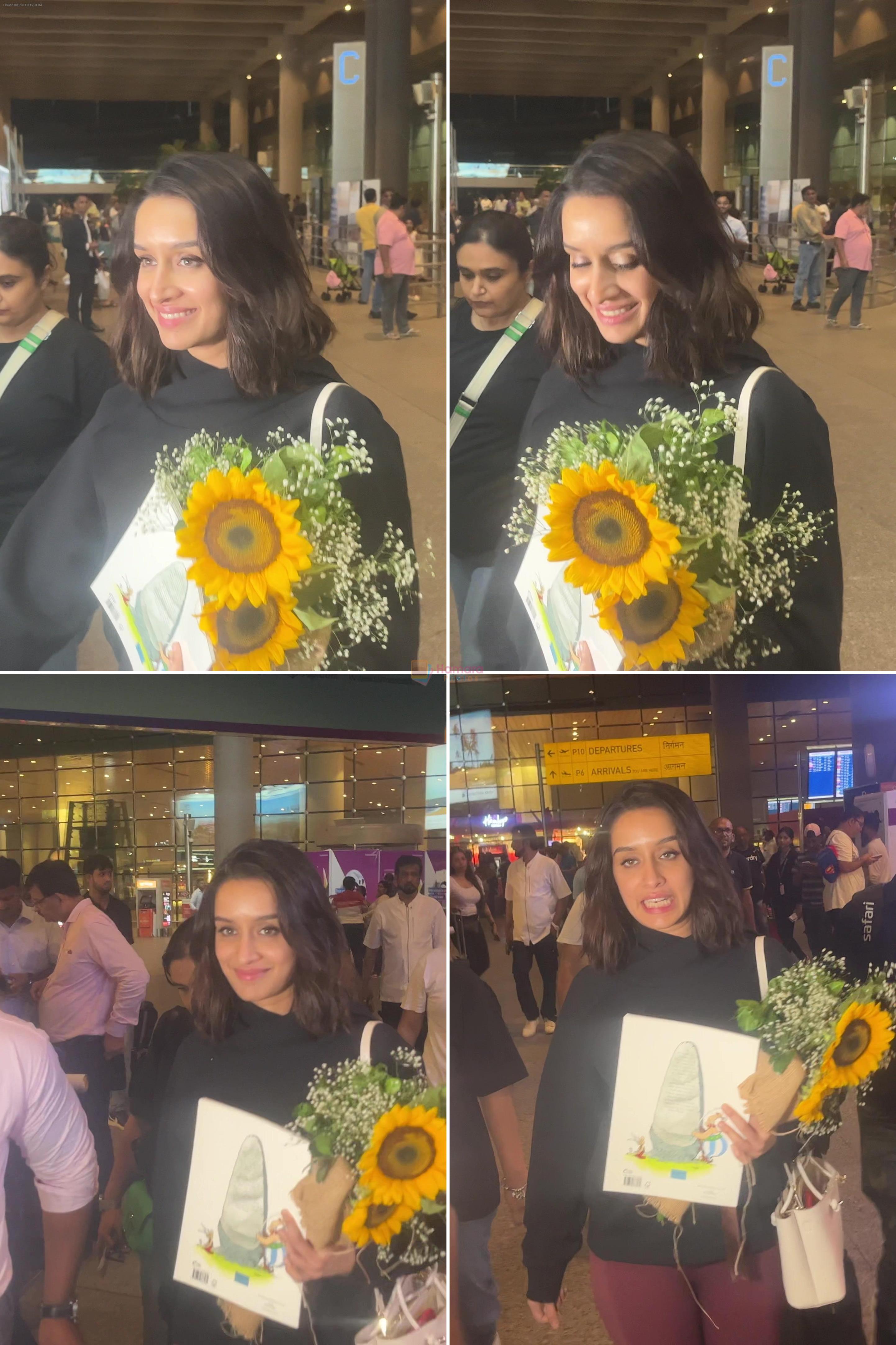 Shraddha Kapoor Spotted At Airport Arrival on 18th Sept 2023