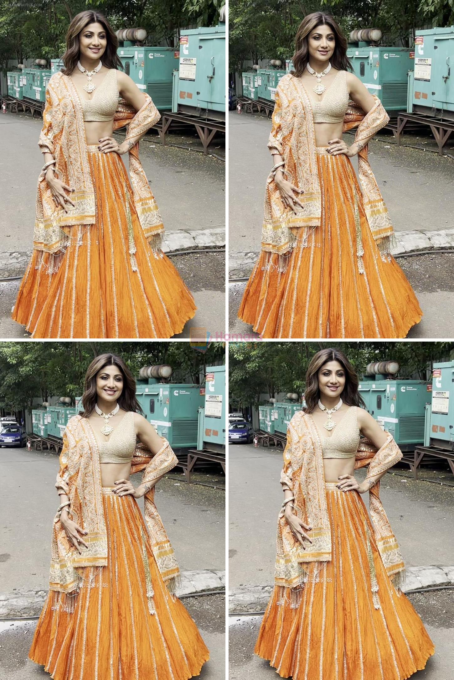 Shilpa Shetty Spotted At Indias Best Dancer Set For Promotion Of Her Film Sukhee on 18th Sept 2023