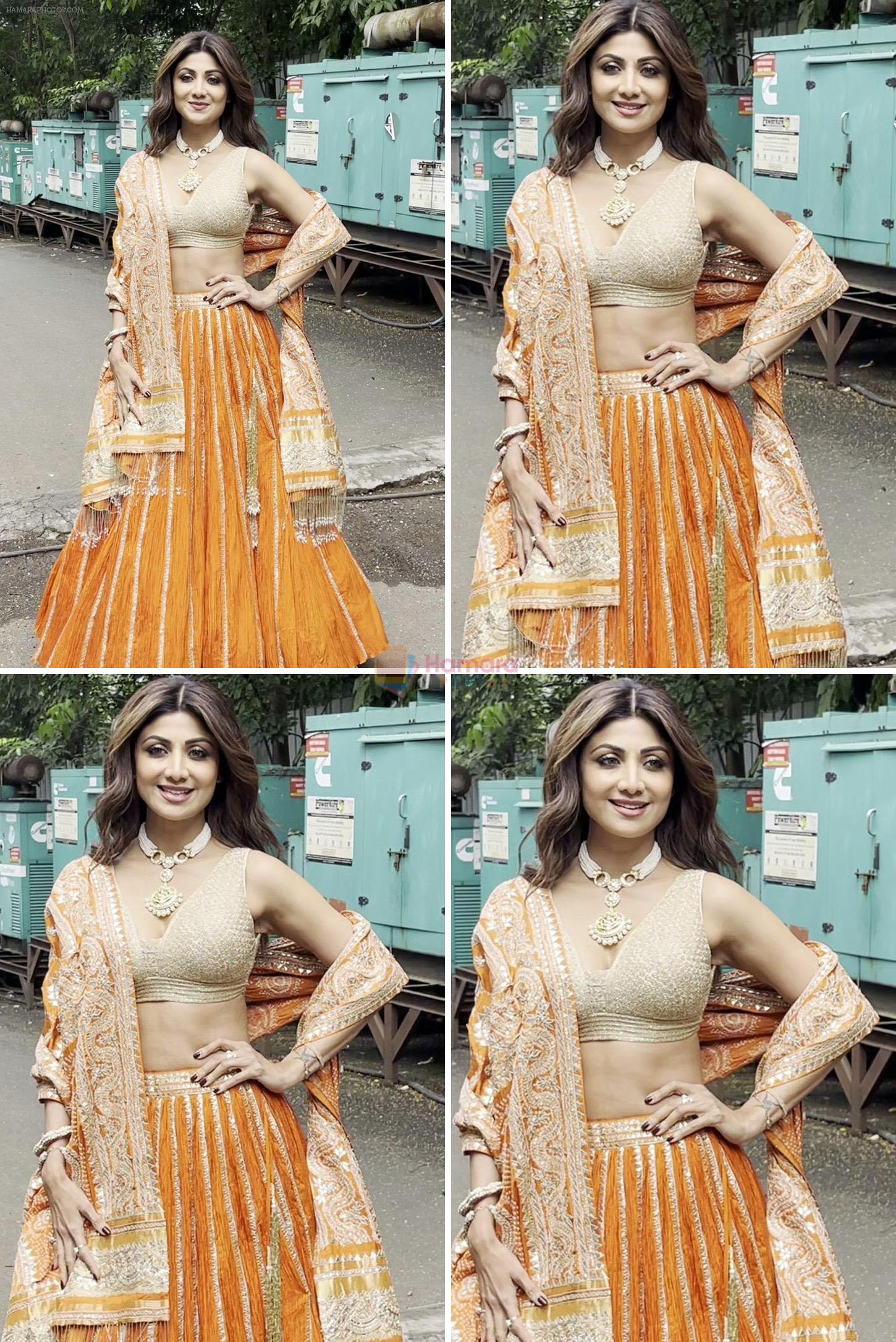 Shilpa Shetty Spotted At Indias Best Dancer Set For Promotion Of Her Film Sukhee on 18th Sept 2023